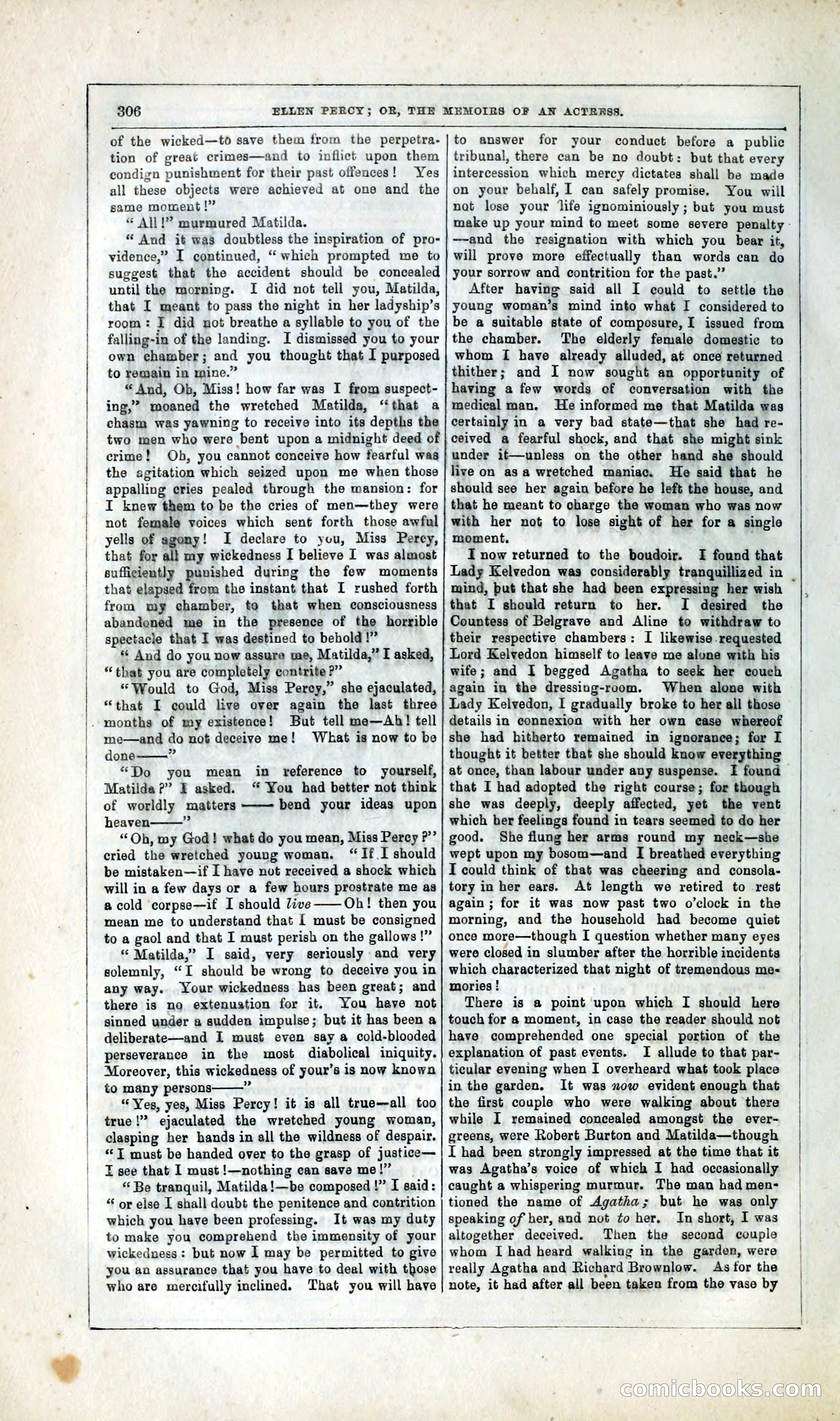 Ellen Percy; or, The Memoirs of an Actress — page 319 of 399