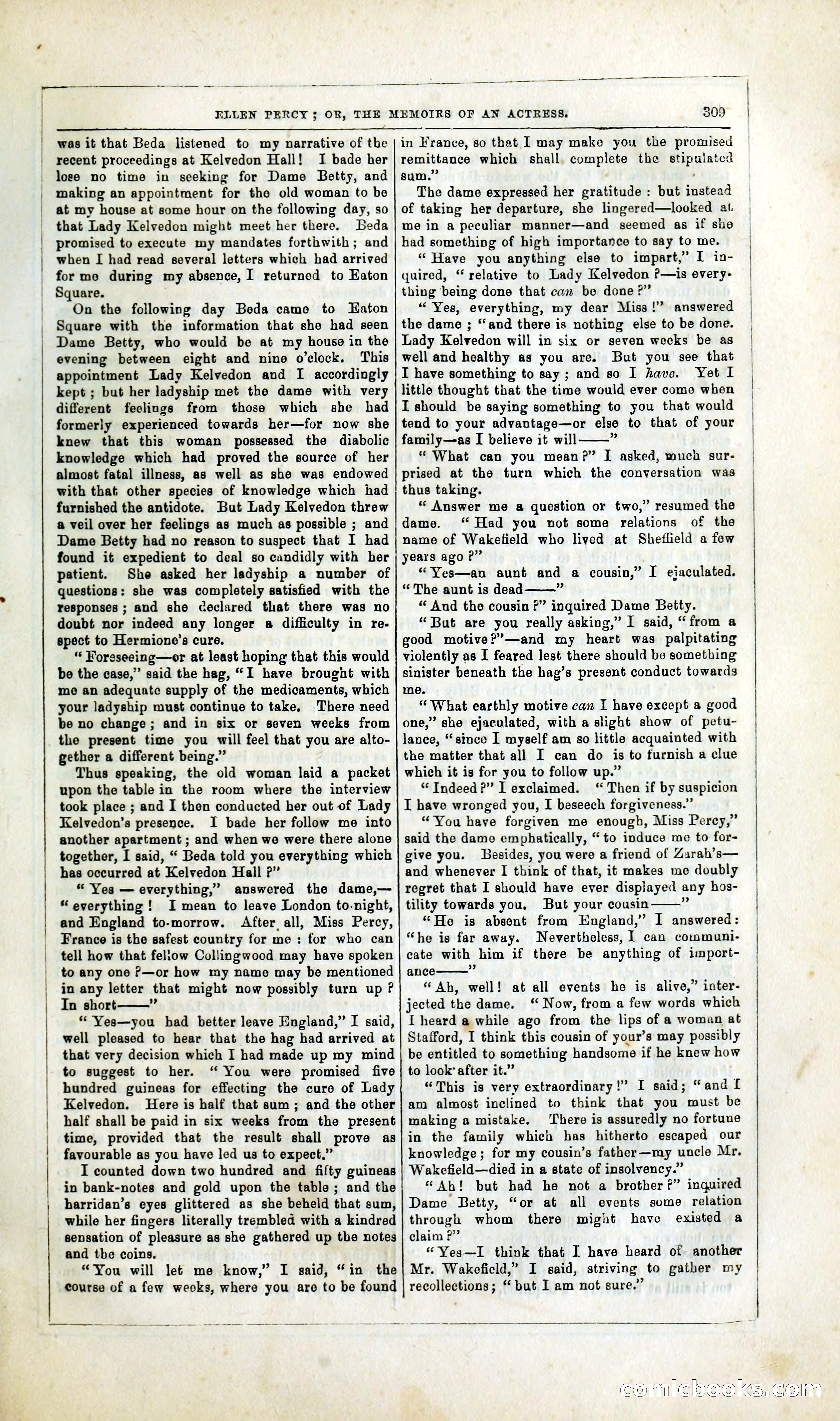 Ellen Percy; or, The Memoirs of an Actress — page 322 of 399