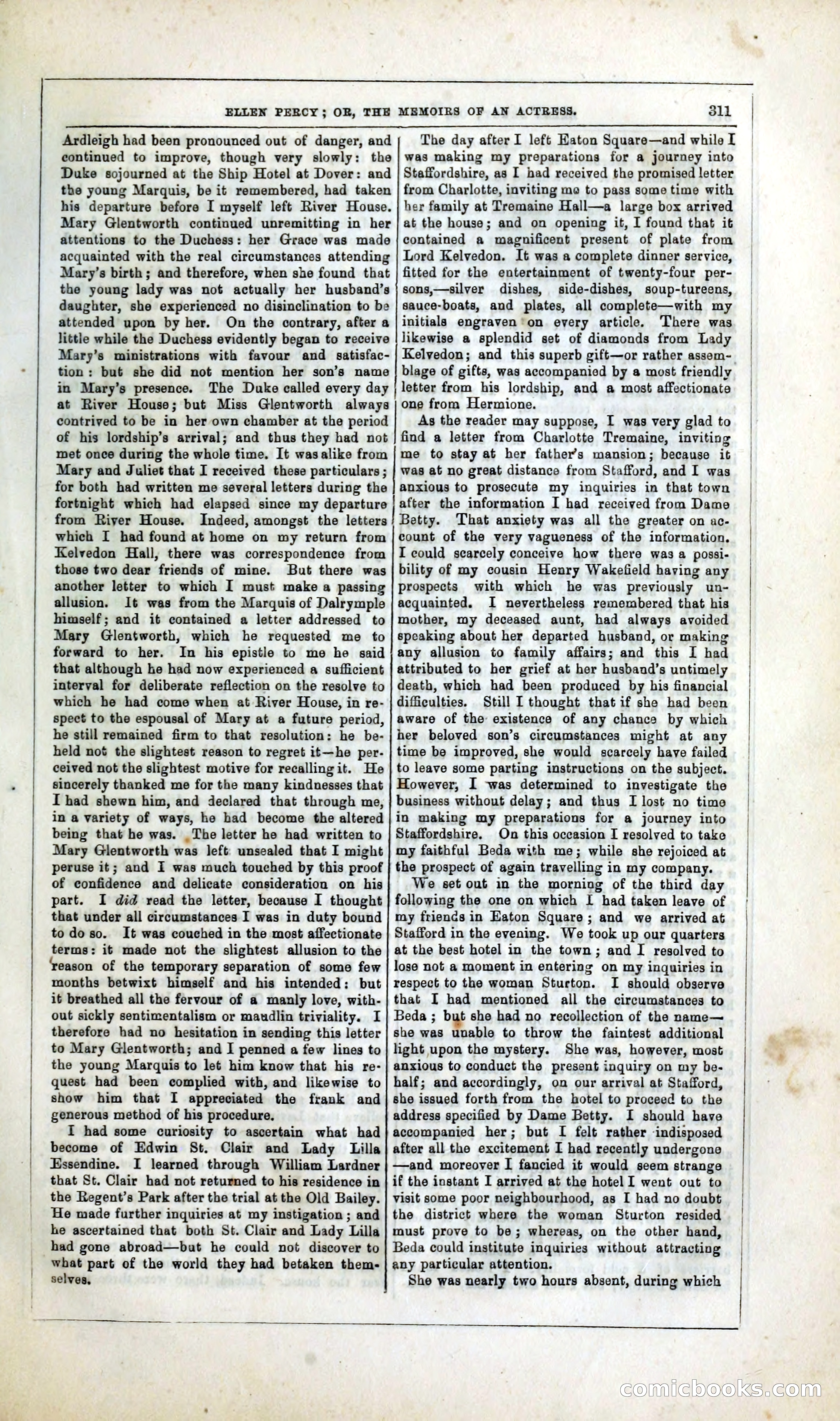 Ellen Percy; or, The Memoirs of an Actress — page 324 of 399