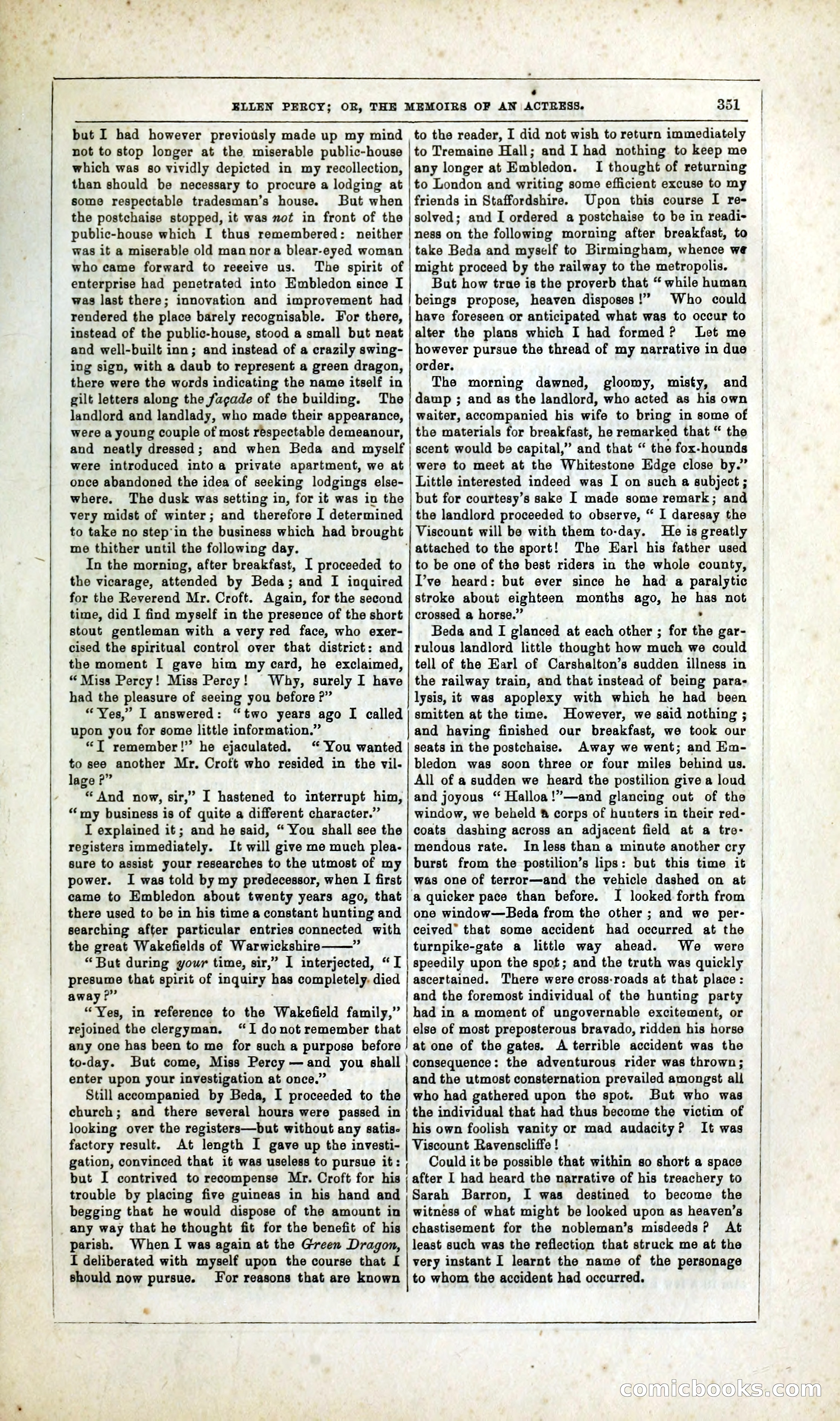 Ellen Percy; or, The Memoirs of an Actress — page 364 of 399