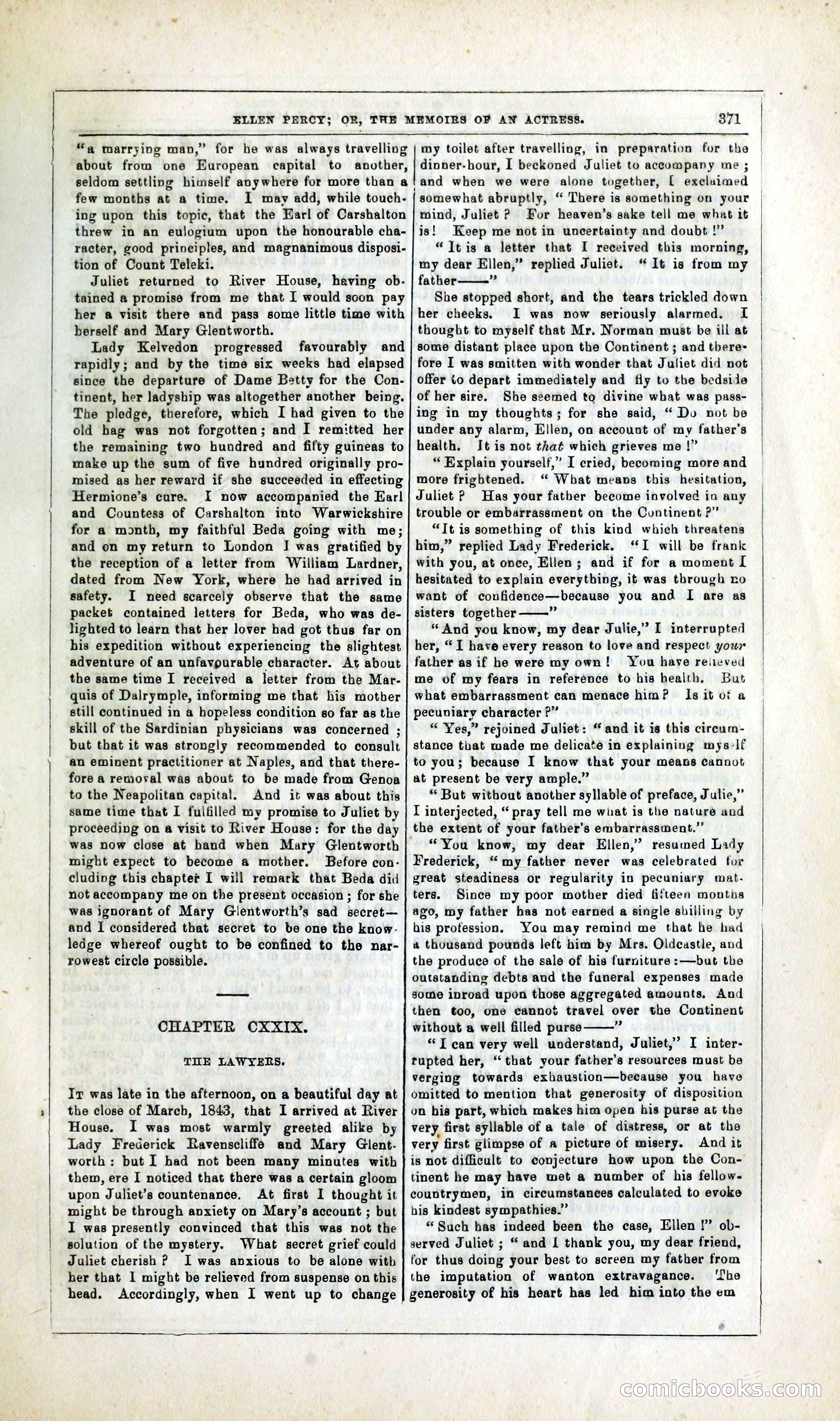 Ellen Percy; or, The Memoirs of an Actress — page 384 of 399