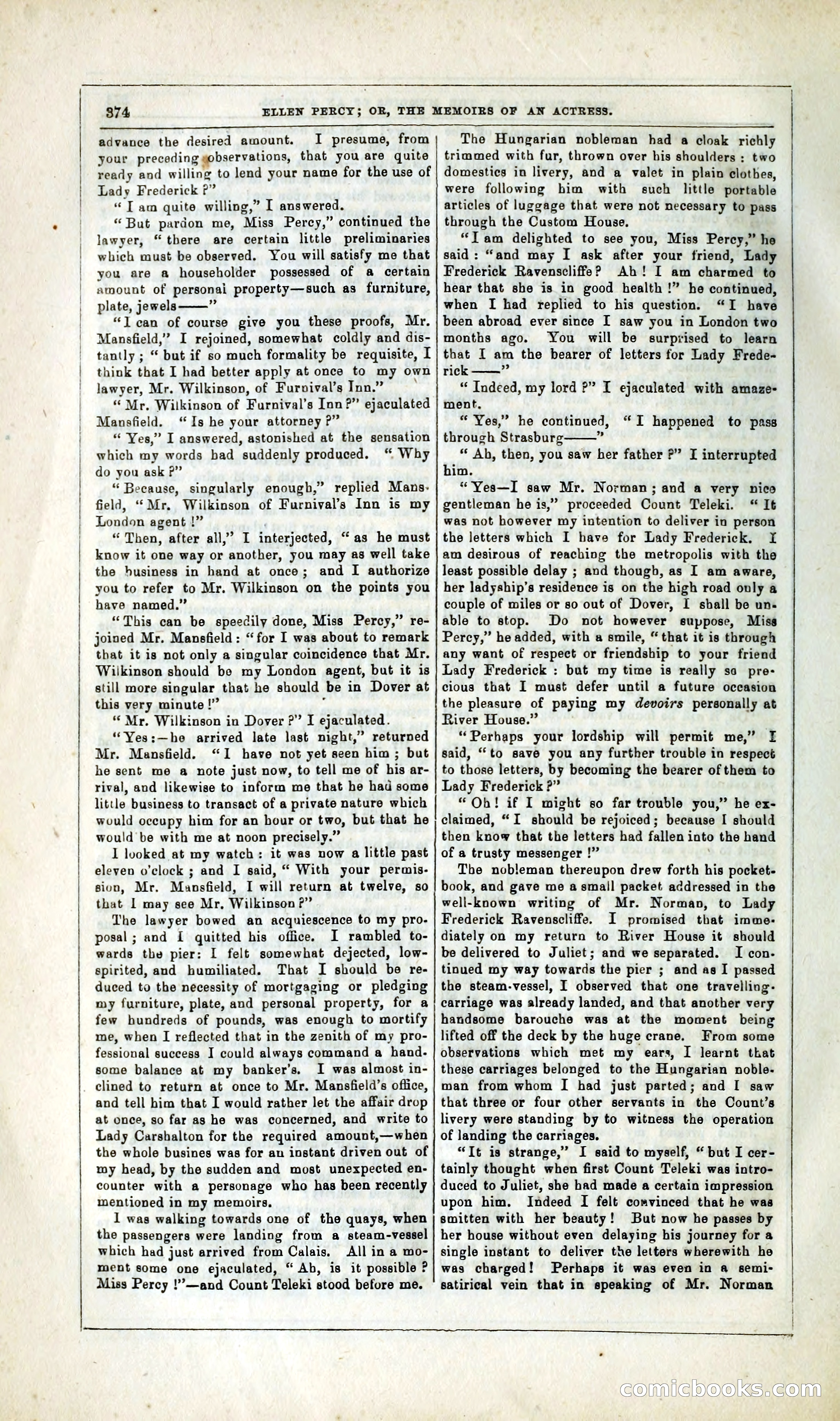 Ellen Percy; or, The Memoirs of an Actress — page 387 of 399
