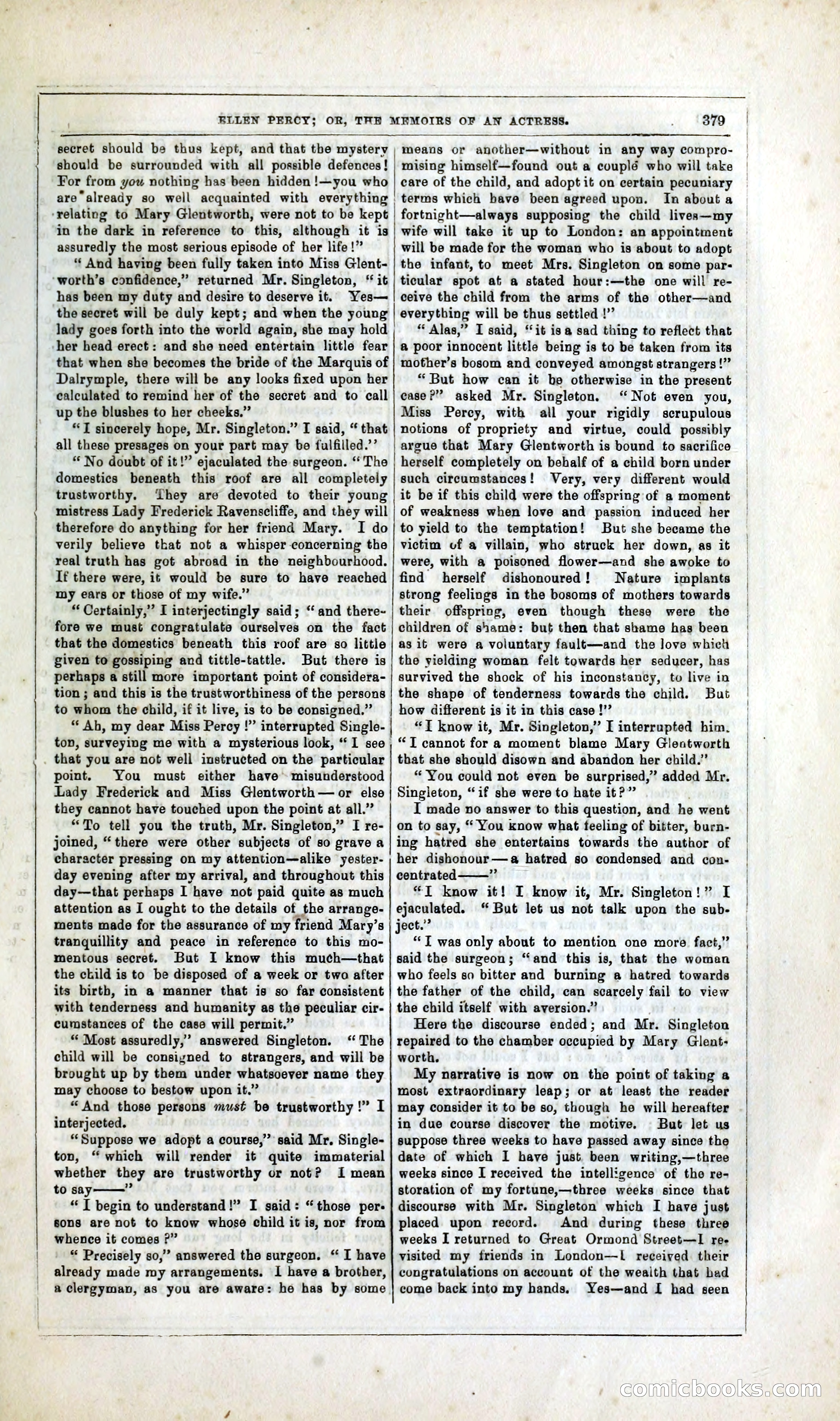 Ellen Percy; or, The Memoirs of an Actress — page 392 of 399