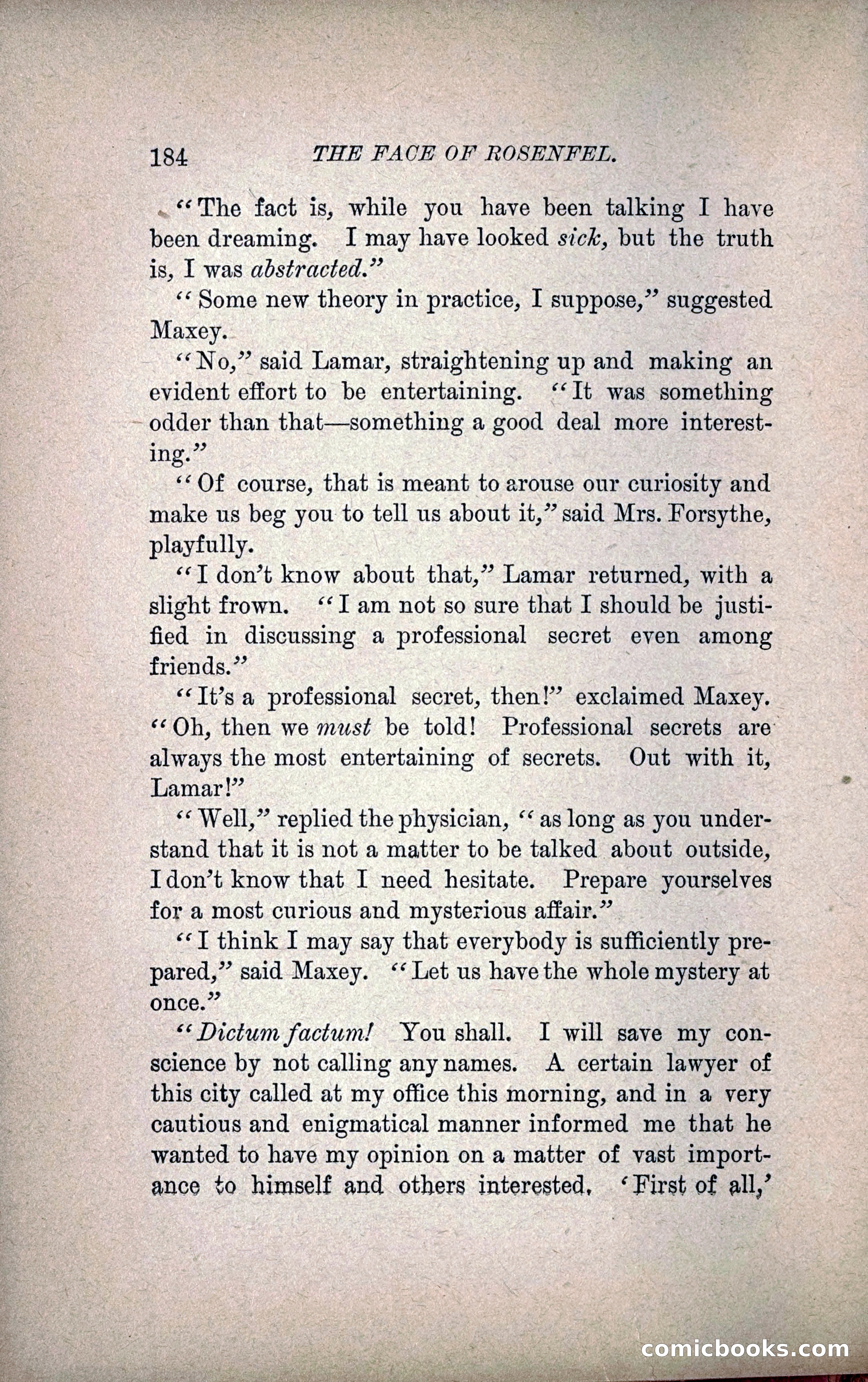 The Face of Rosenfeld — page 191 of 272