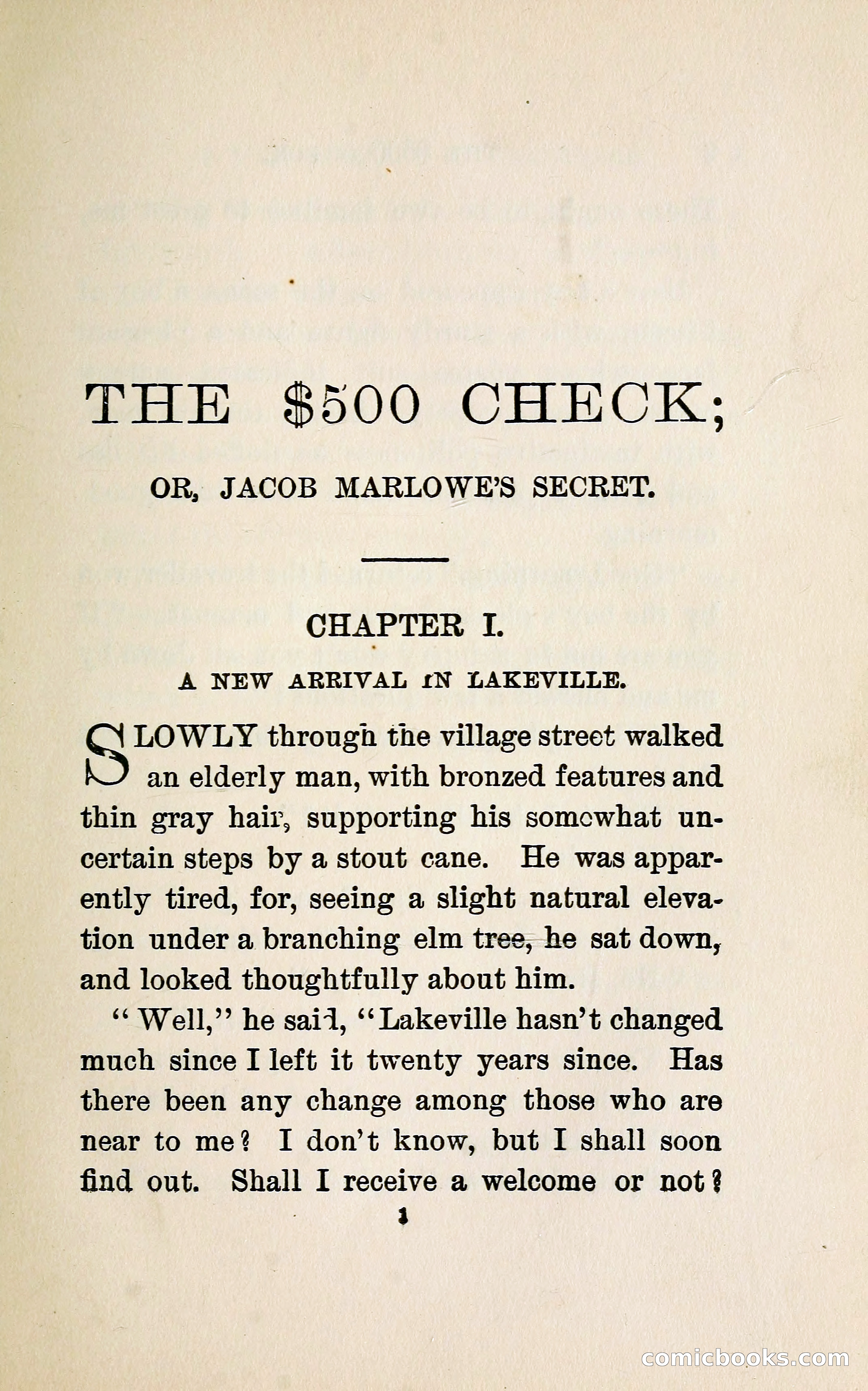 The $500 Check — page 14 of 373