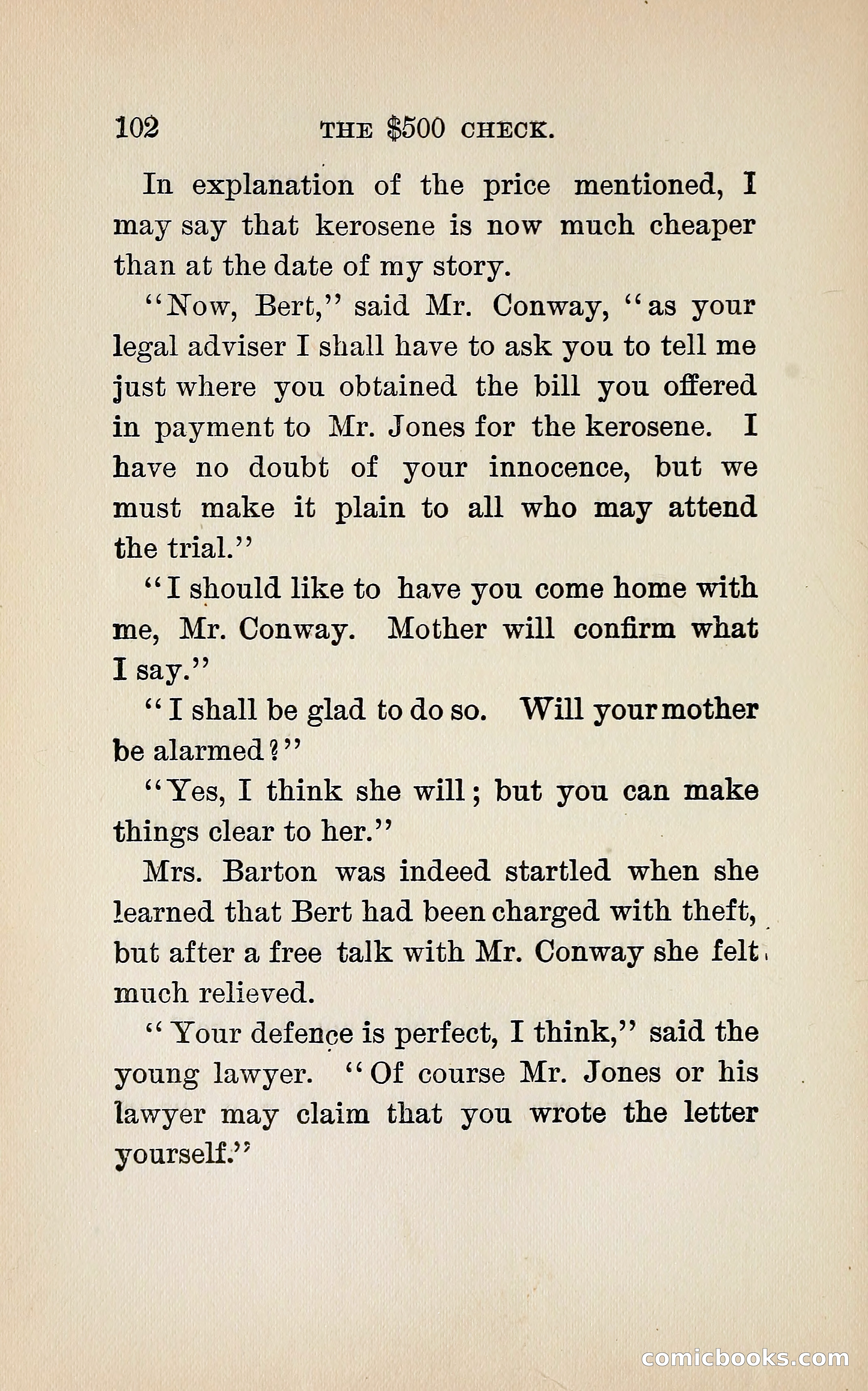 The $500 Check — page 119 of 373