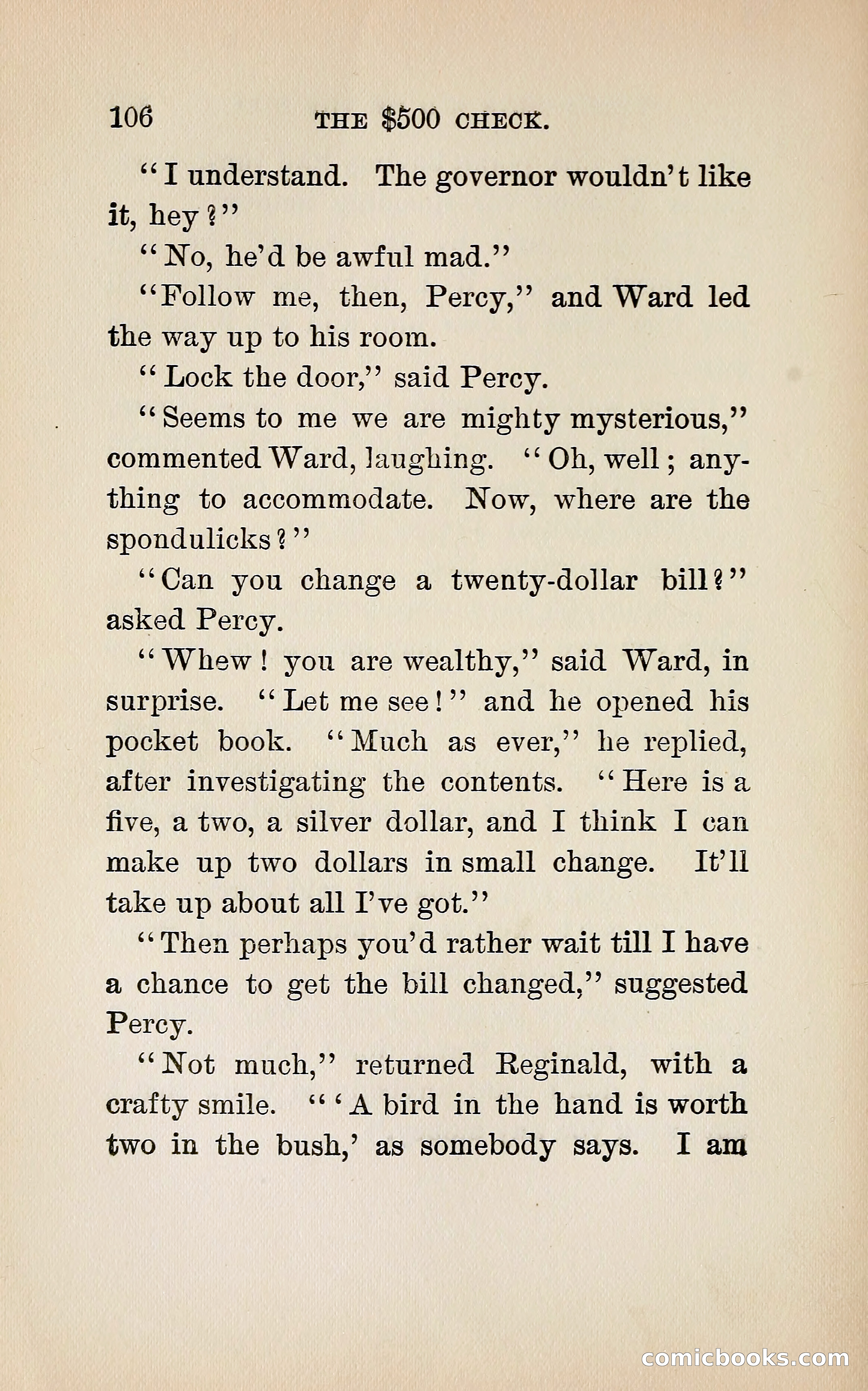 The $500 Check — page 123 of 373