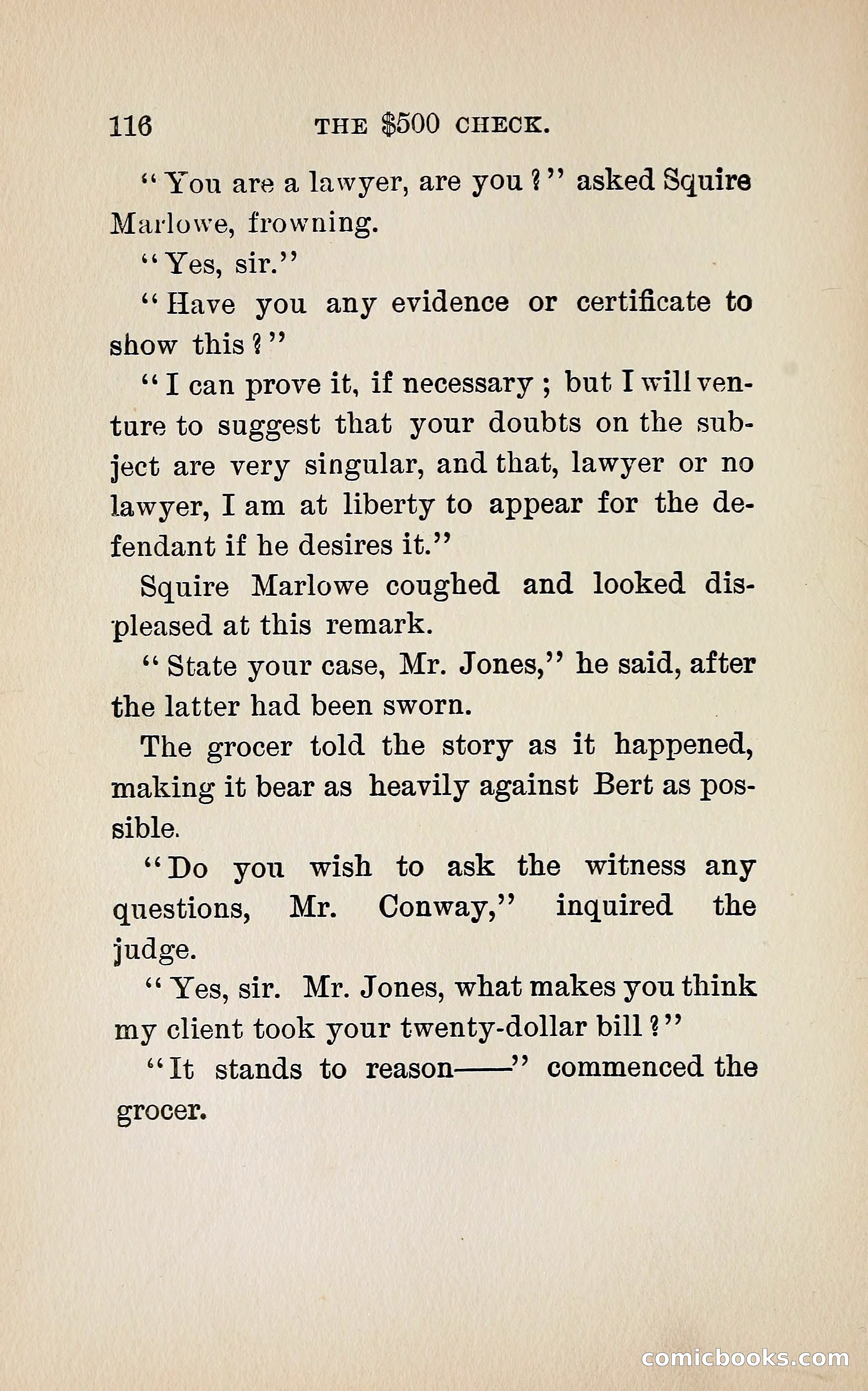 The $500 Check — page 133 of 373