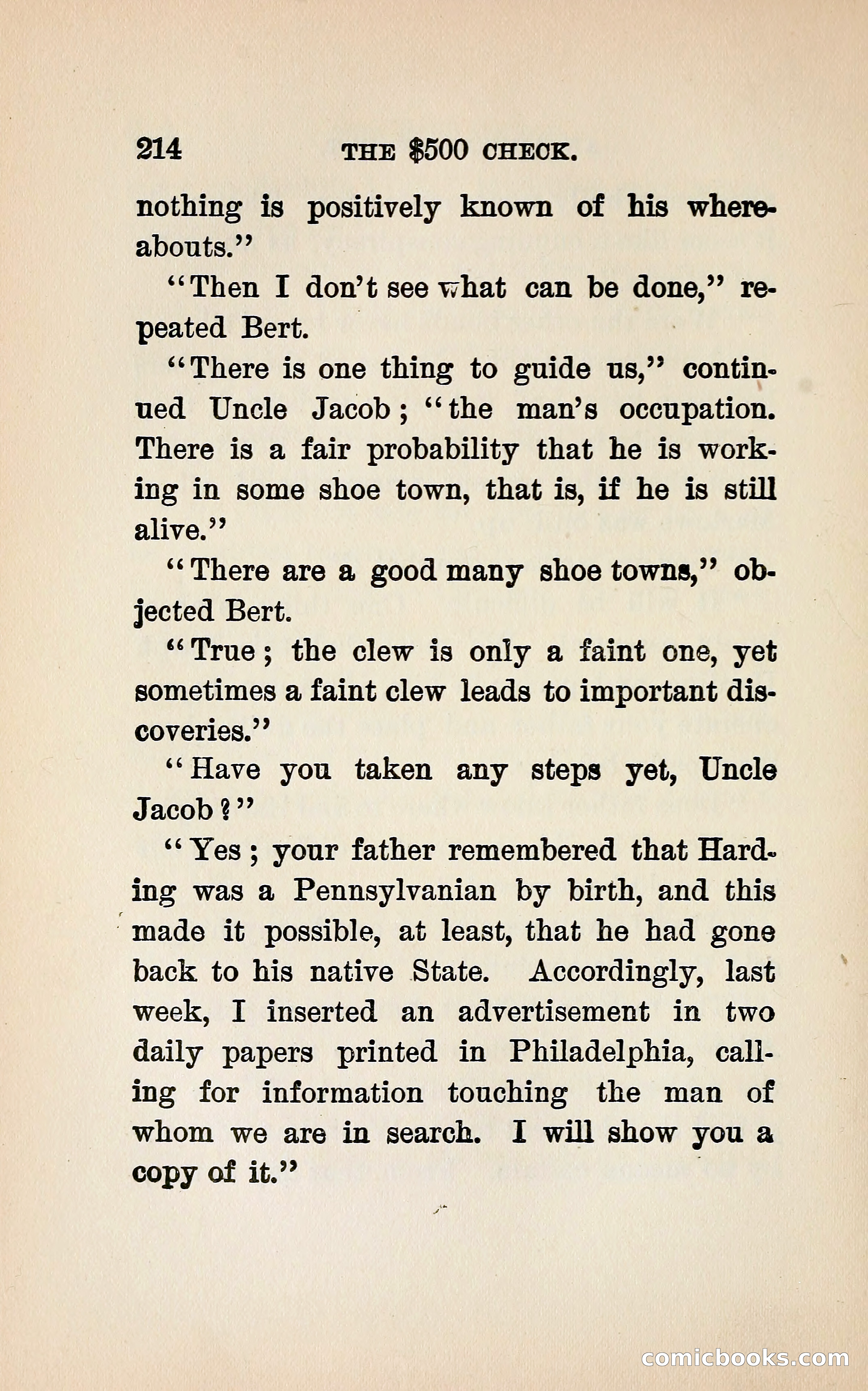 The $500 Check — page 233 of 373