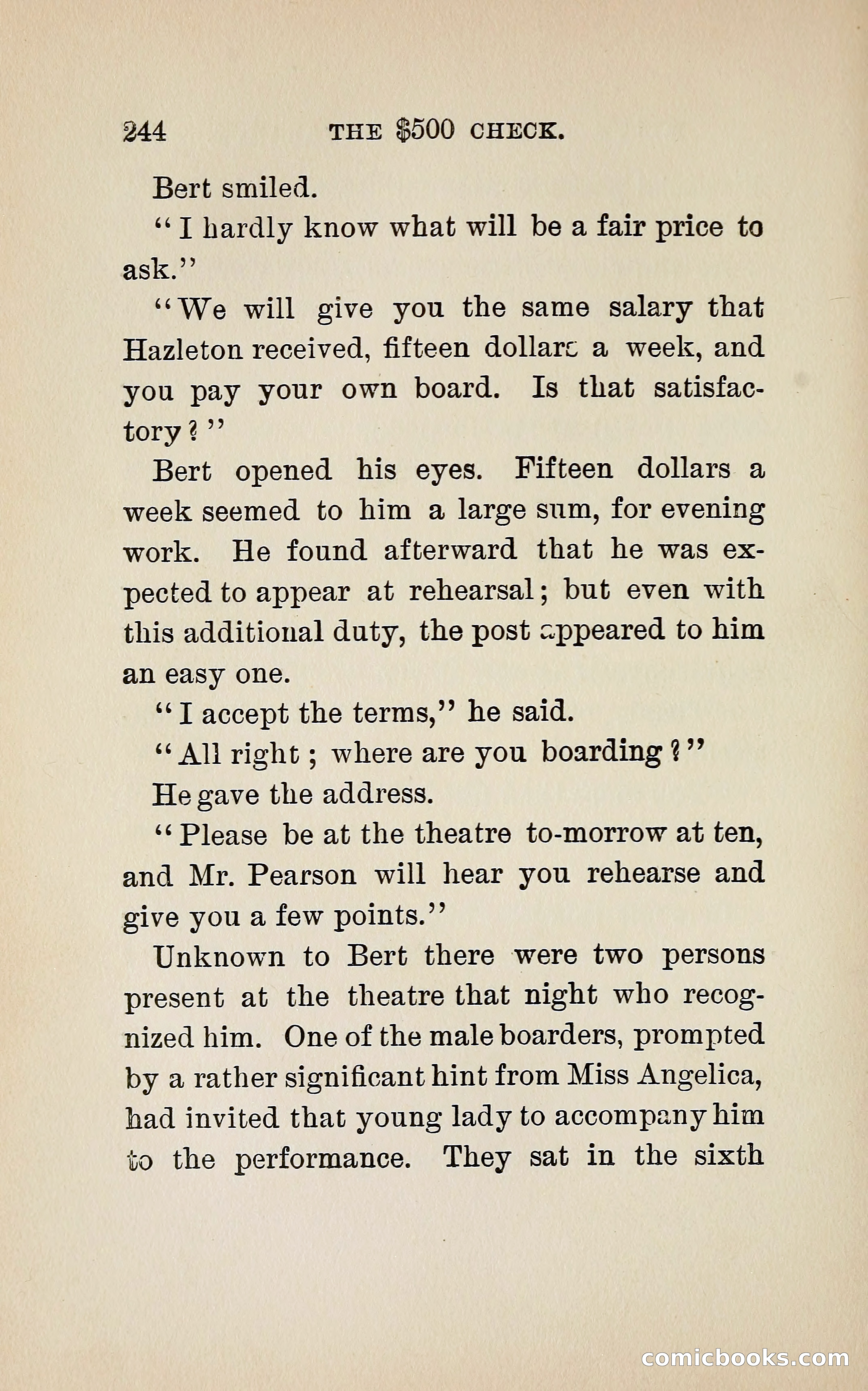 The $500 Check — page 263 of 373