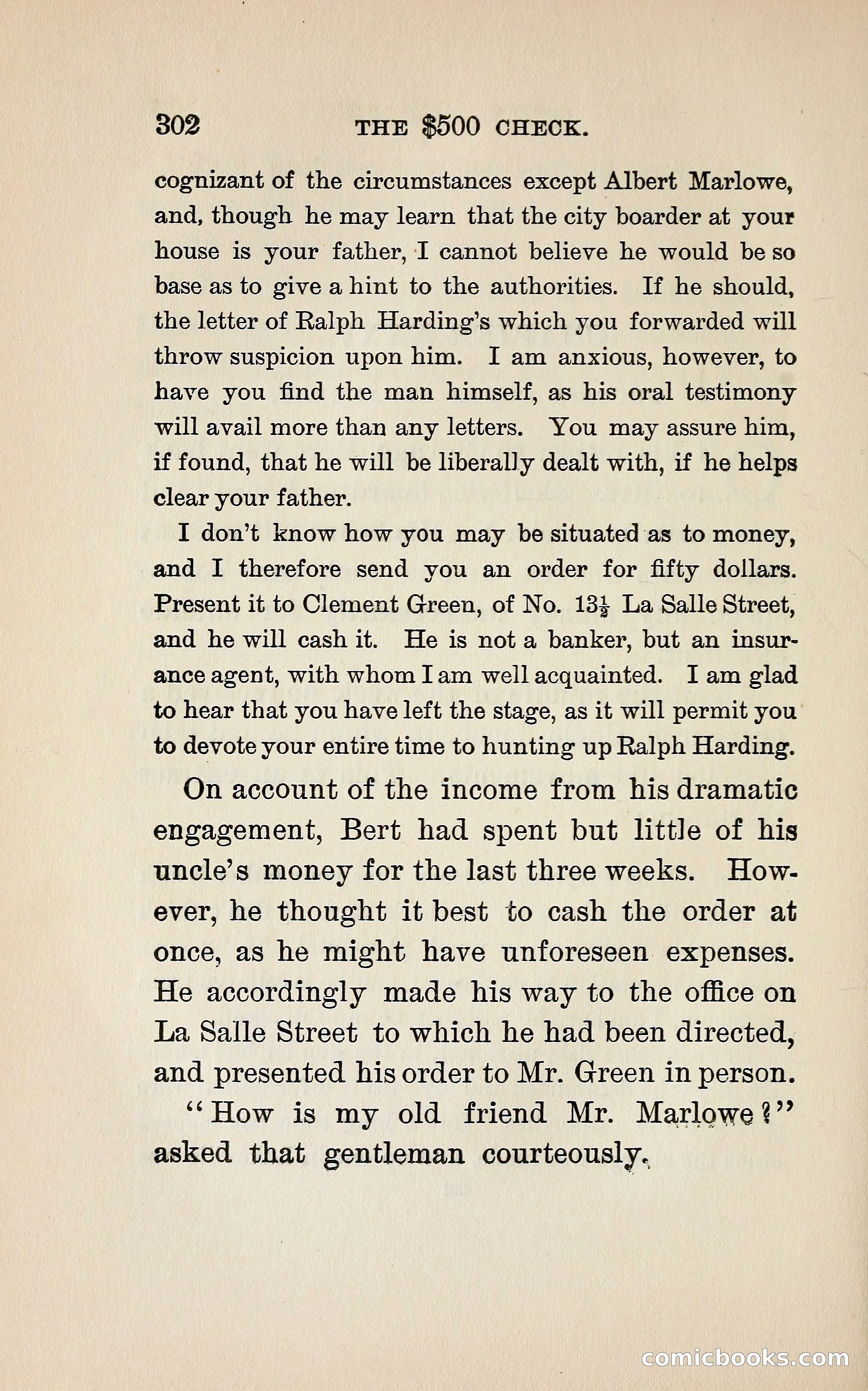 The $500 Check — page 321 of 373