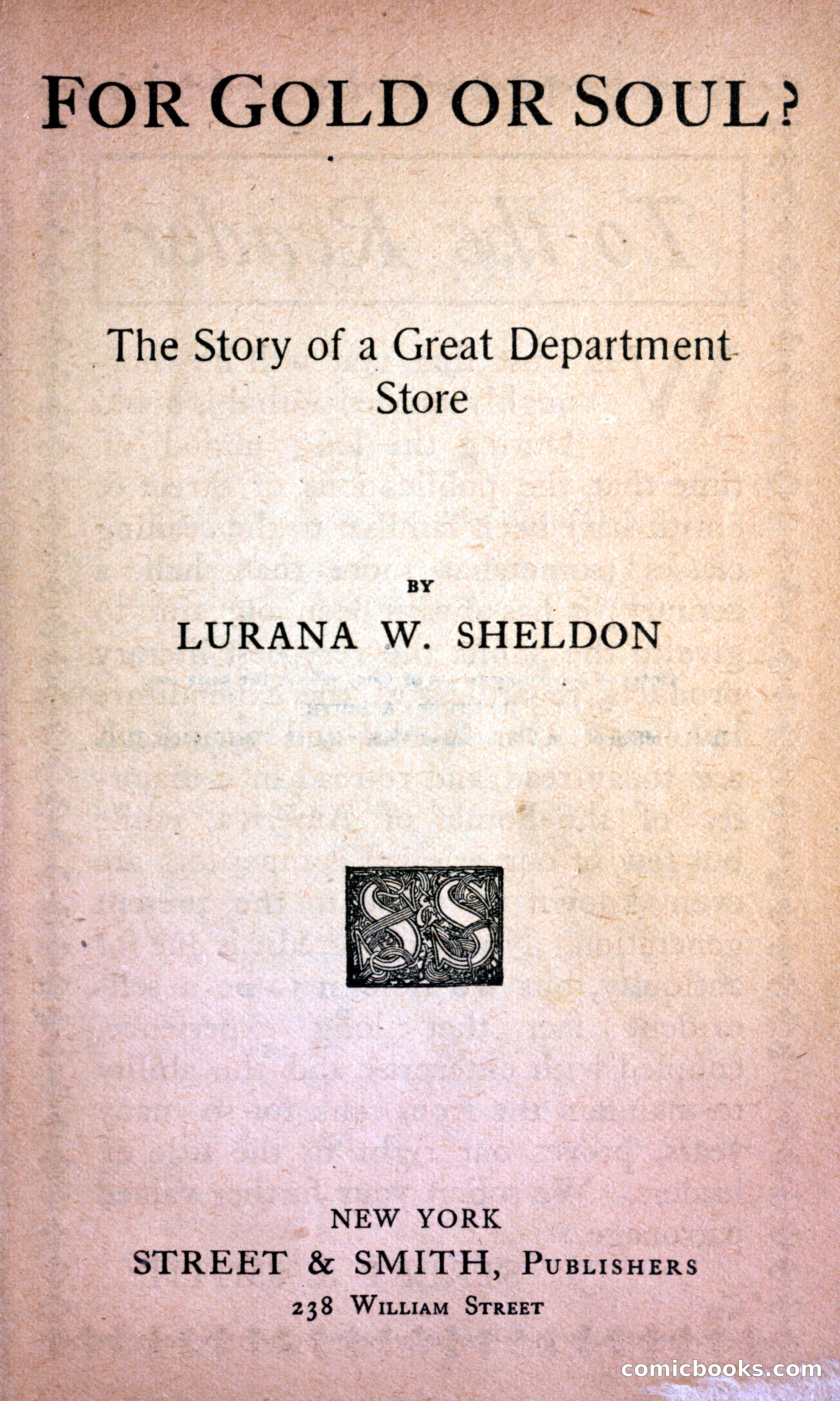 For Love or Gold? The Story of a Great Department Store — page 9 of 238
