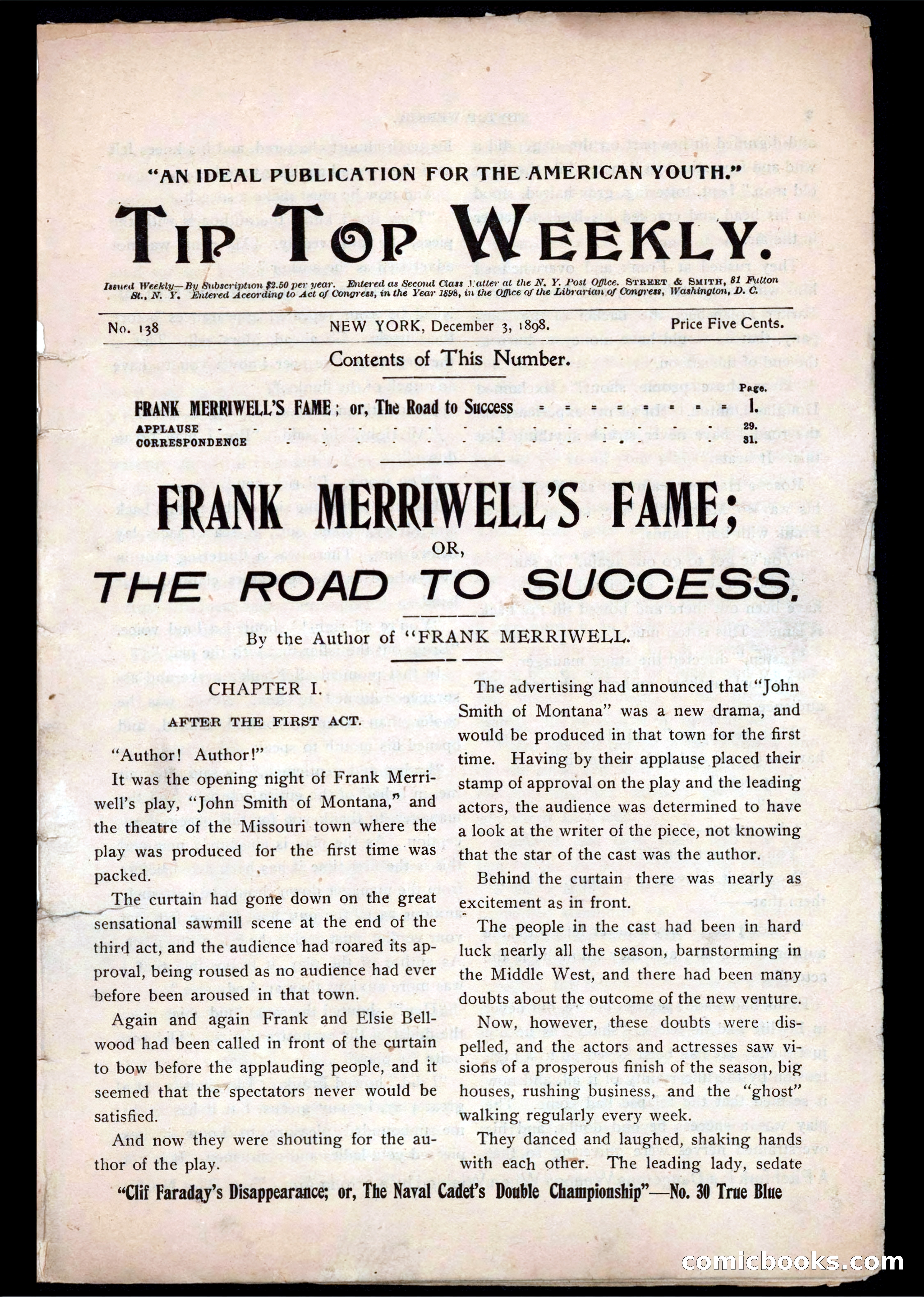 Frank Merriwell's Fame — page 3 of 39