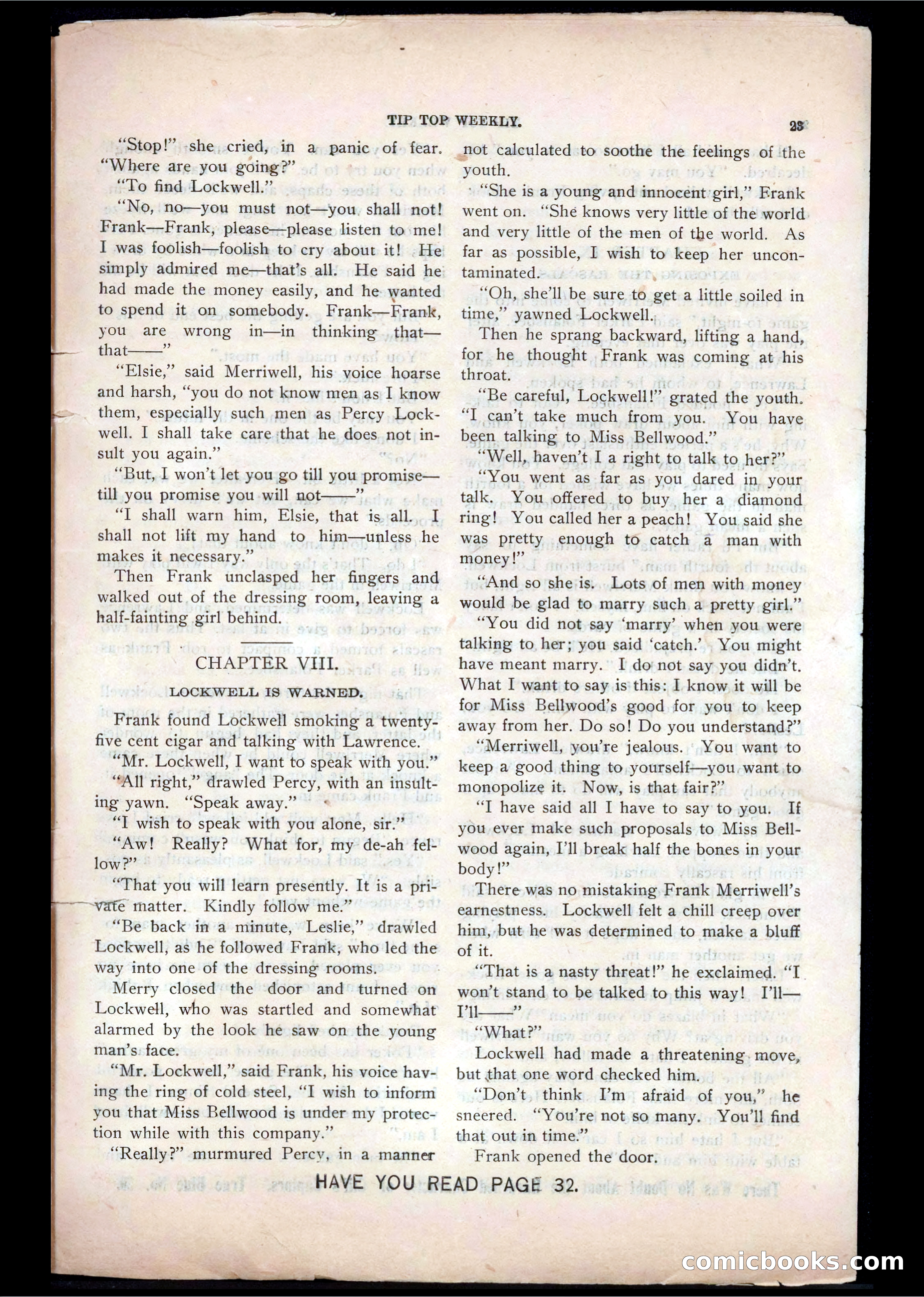 Frank Merriwell's Fame — page 25 of 39