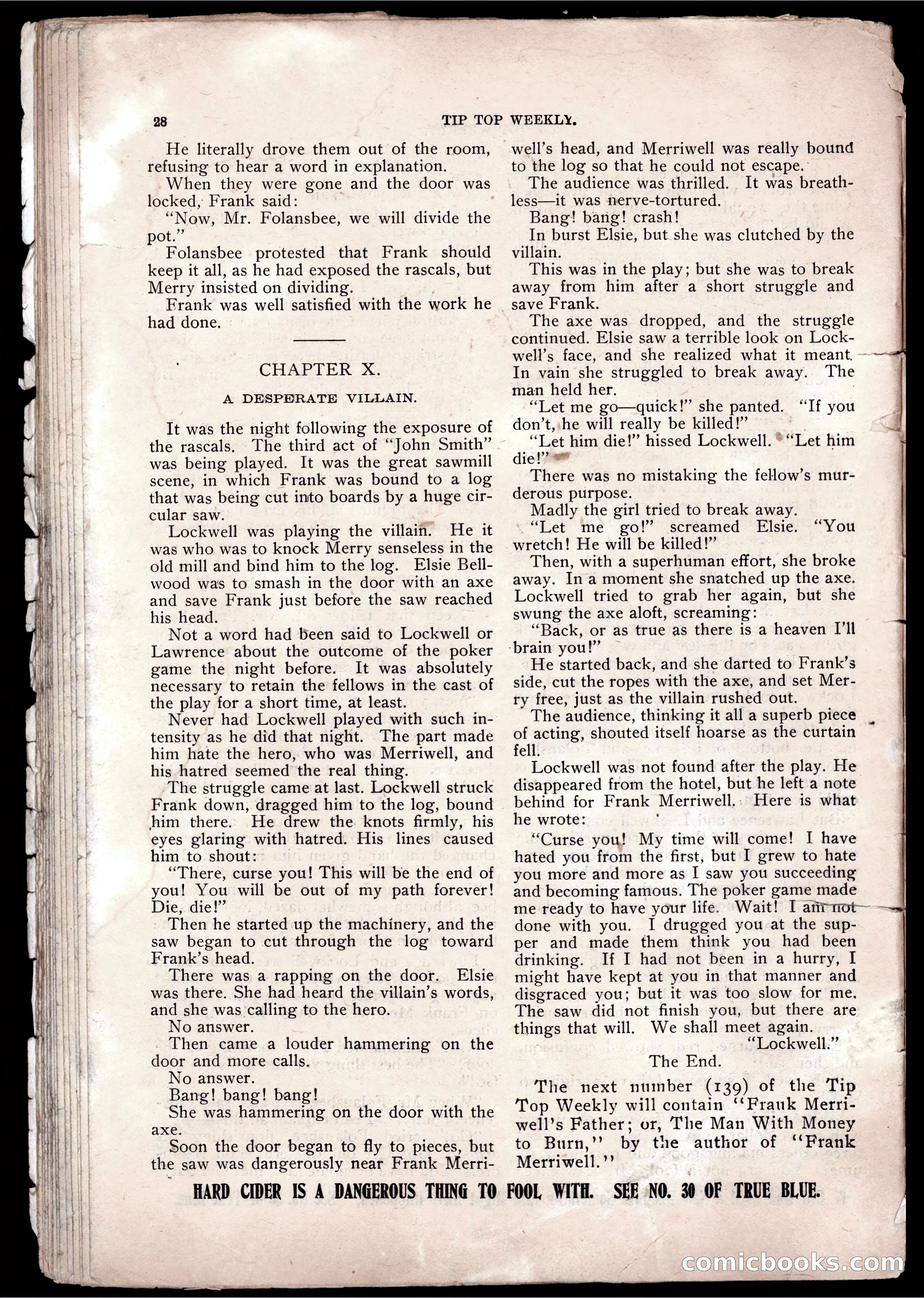 Frank Merriwell's Fame — page 30 of 39