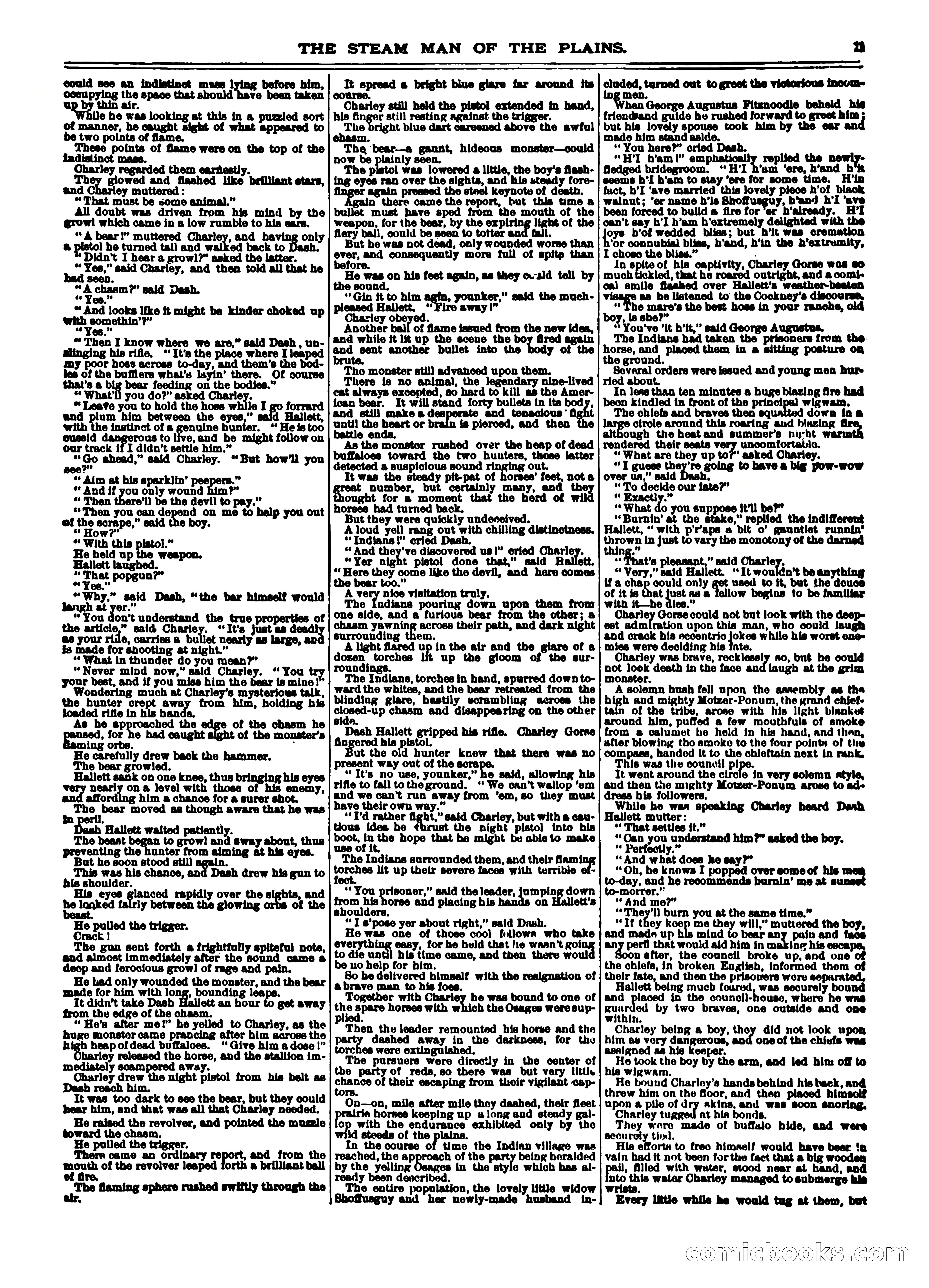 Frank Reade Library No. 12: Frank Reade and His Steam Man of the Plains — page 11 of 24