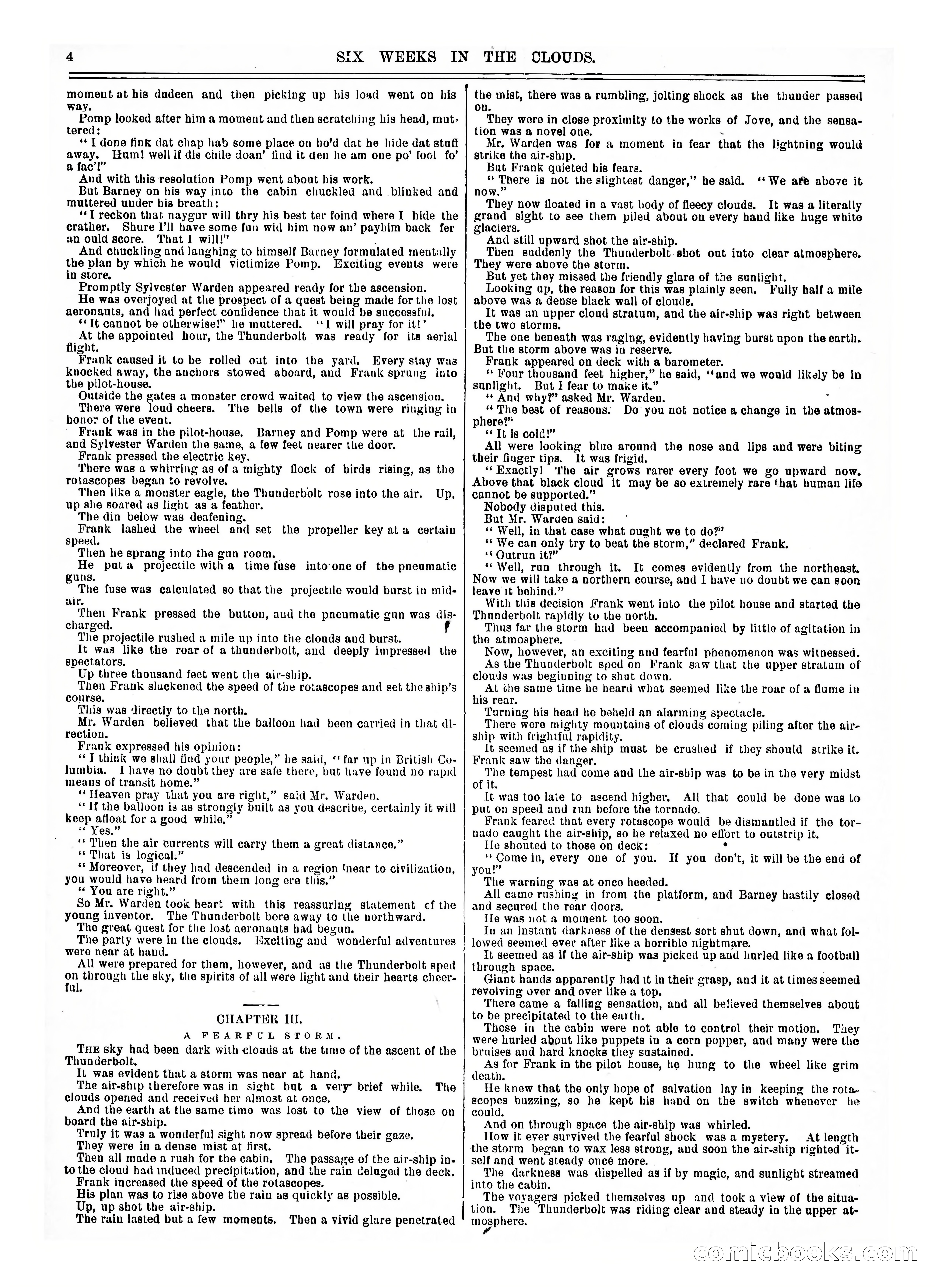 Frank Reade Library No. 73: Six Weeks in the Clouds — page 4 of 400