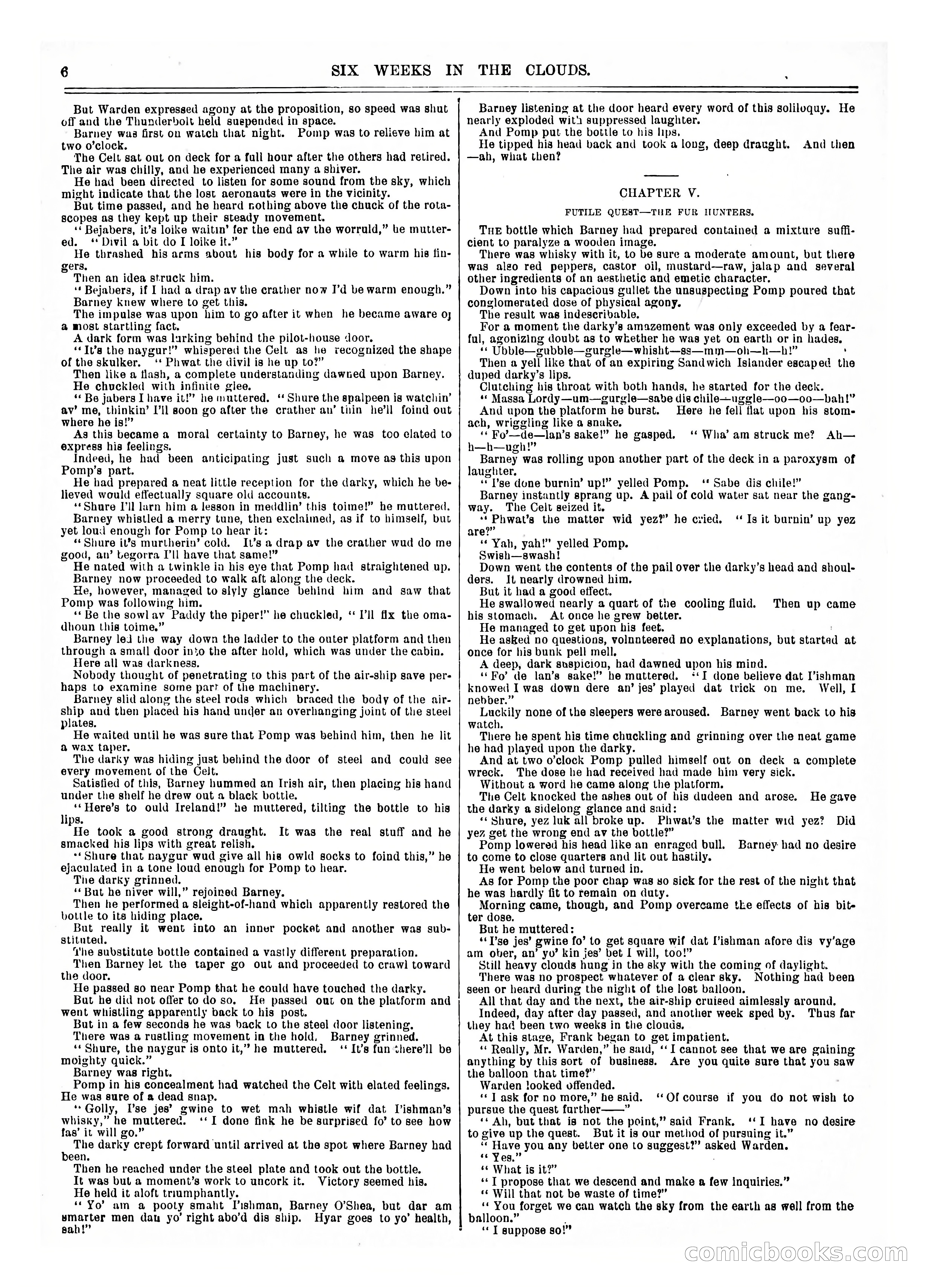 Frank Reade Library No. 73: Six Weeks in the Clouds — page 6 of 400