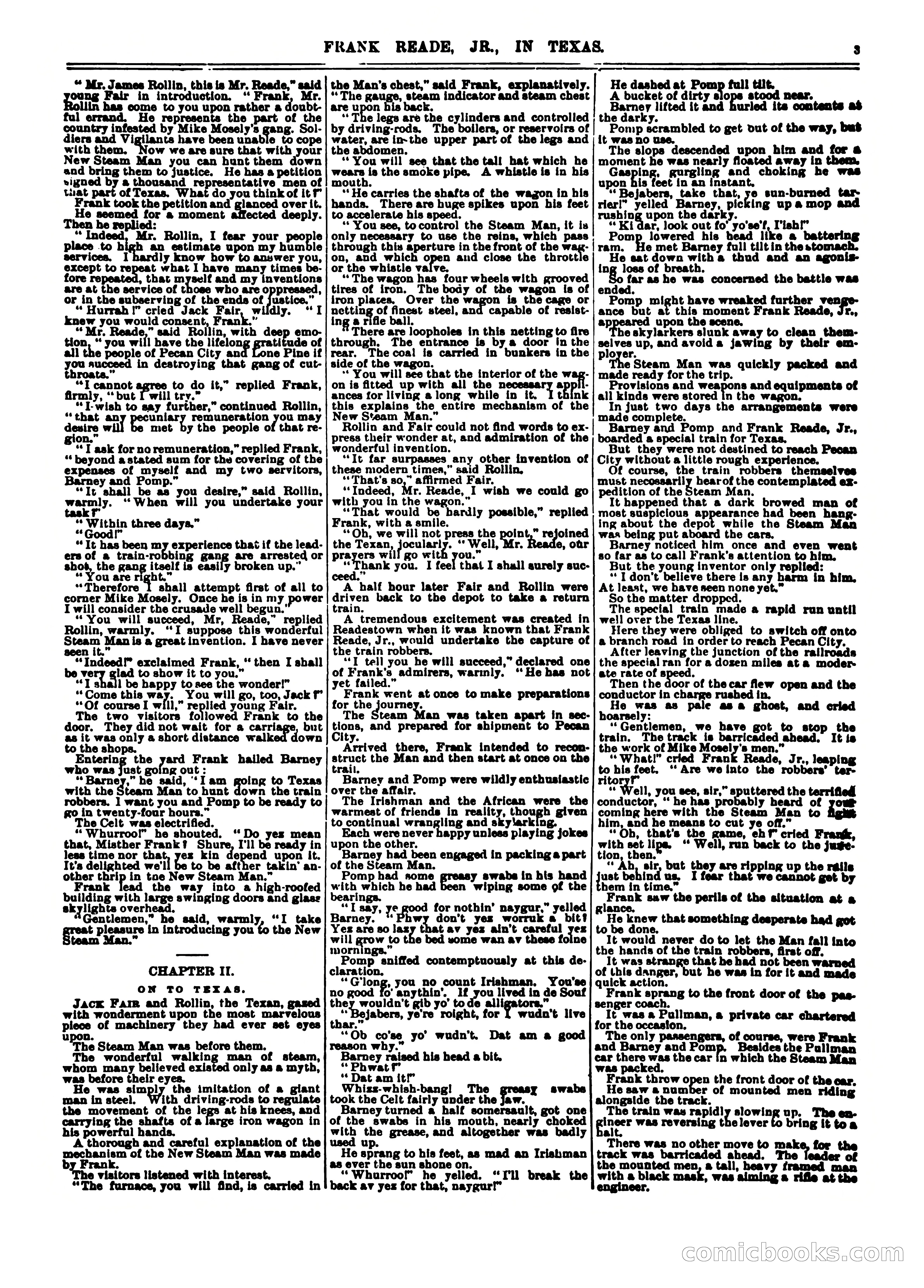 Frank Reade Library, Vol. VIII, No. 191 — page 3 of 16
