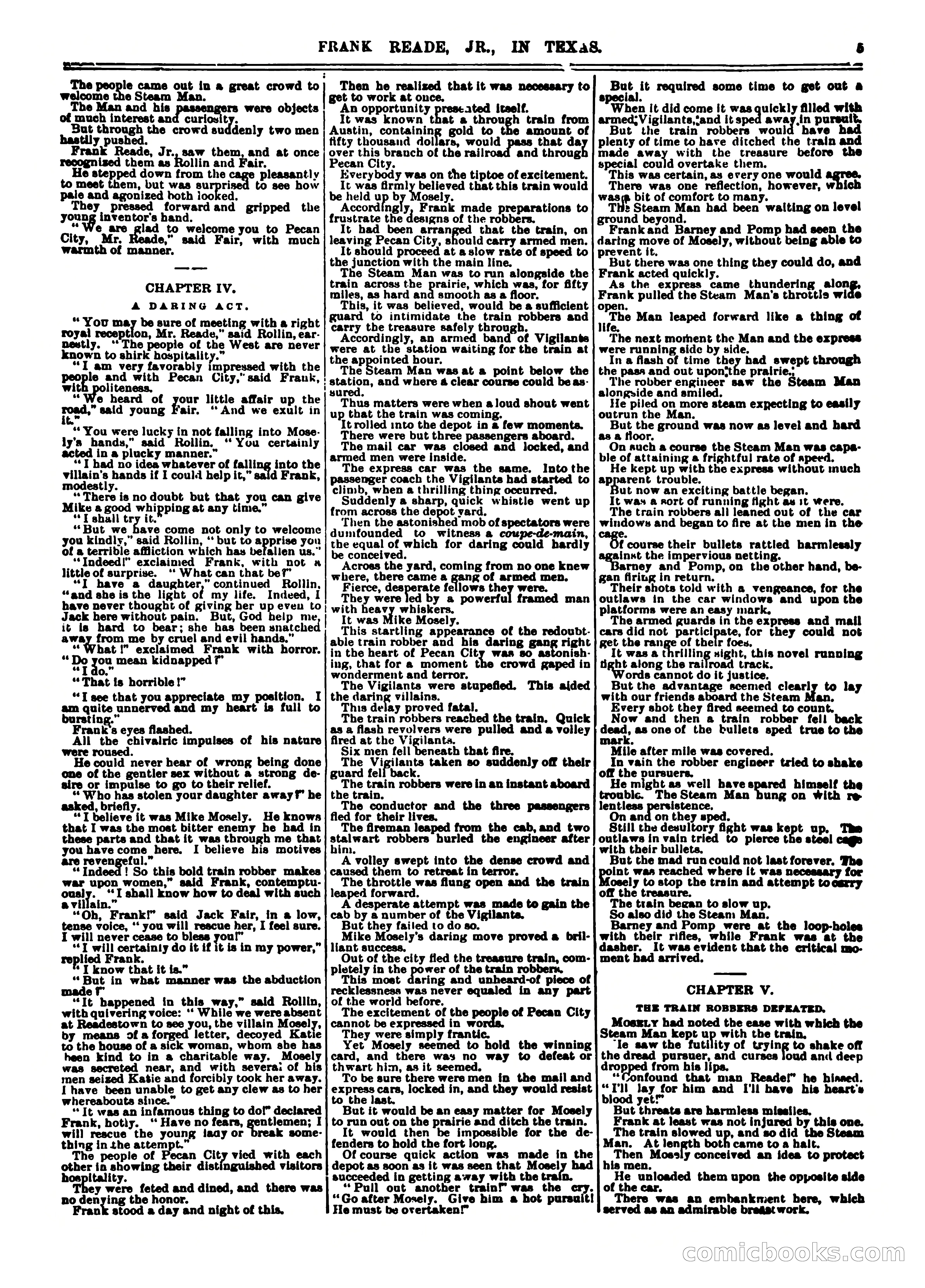 Frank Reade Library, Vol. VIII, No. 191 — page 5 of 16
