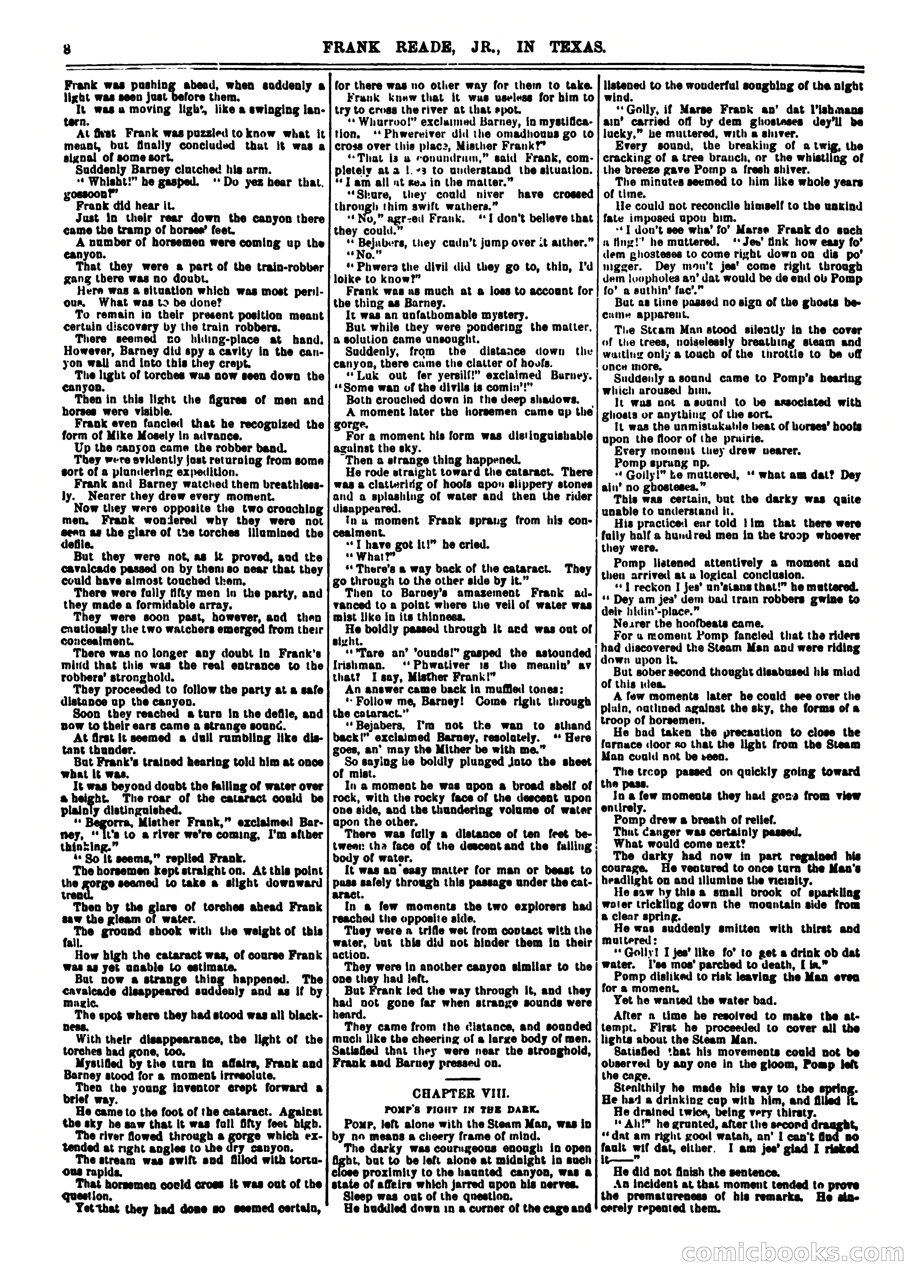 Frank Reade Library, Vol. VIII, No. 191 — page 8 of 16
