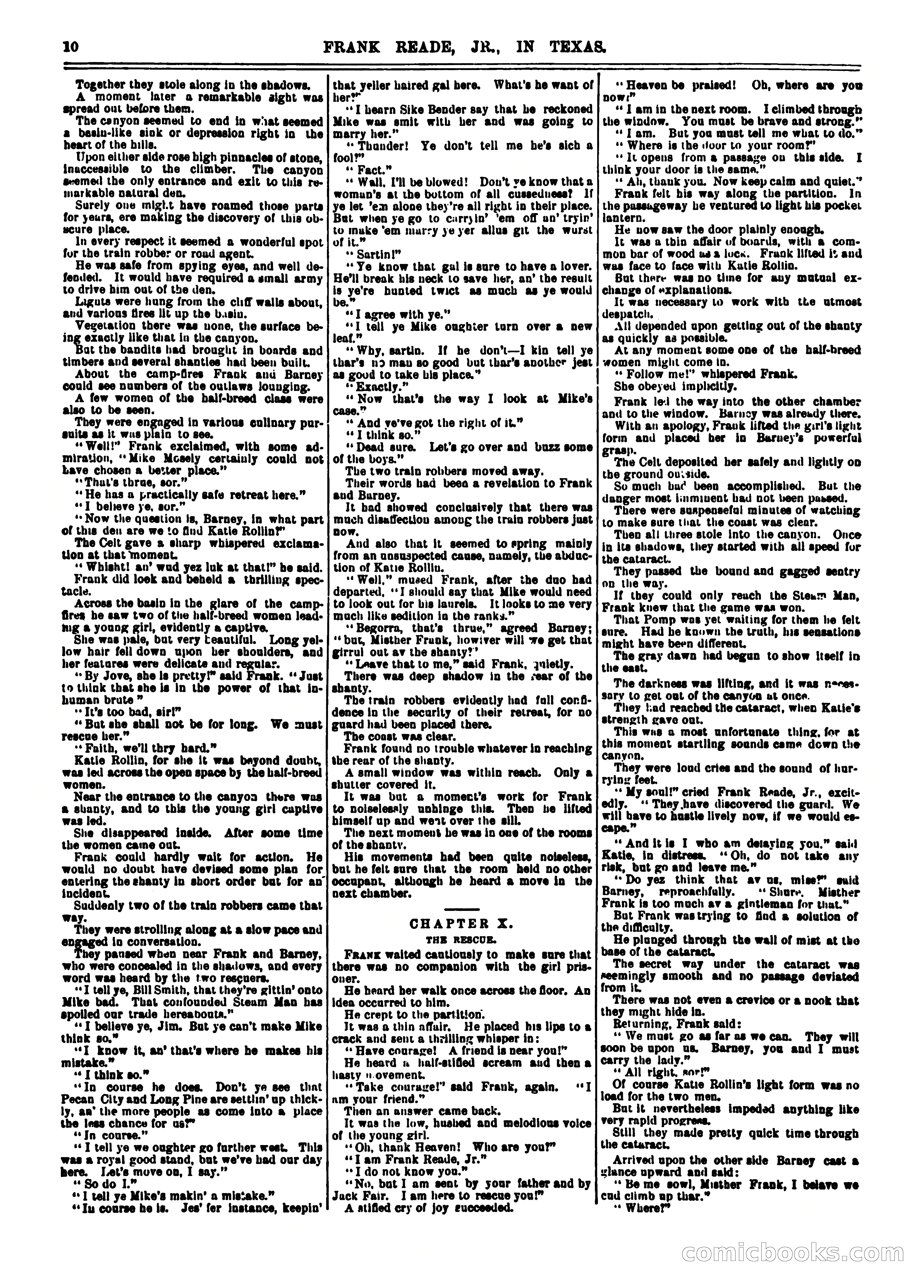 Frank Reade Library, Vol. VIII, No. 191 — page 10 of 16