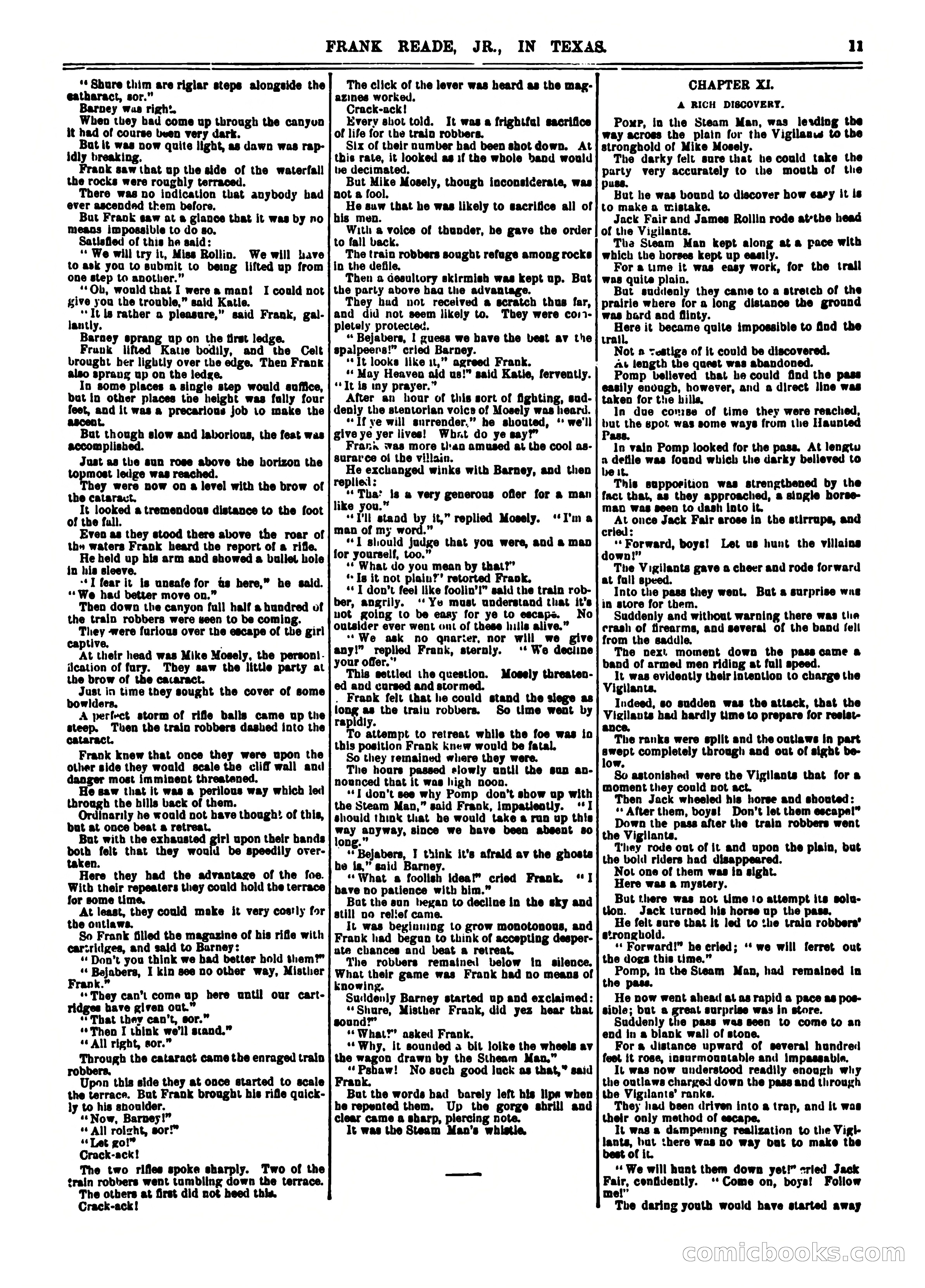 Frank Reade Library, Vol. VIII, No. 191 — page 11 of 16