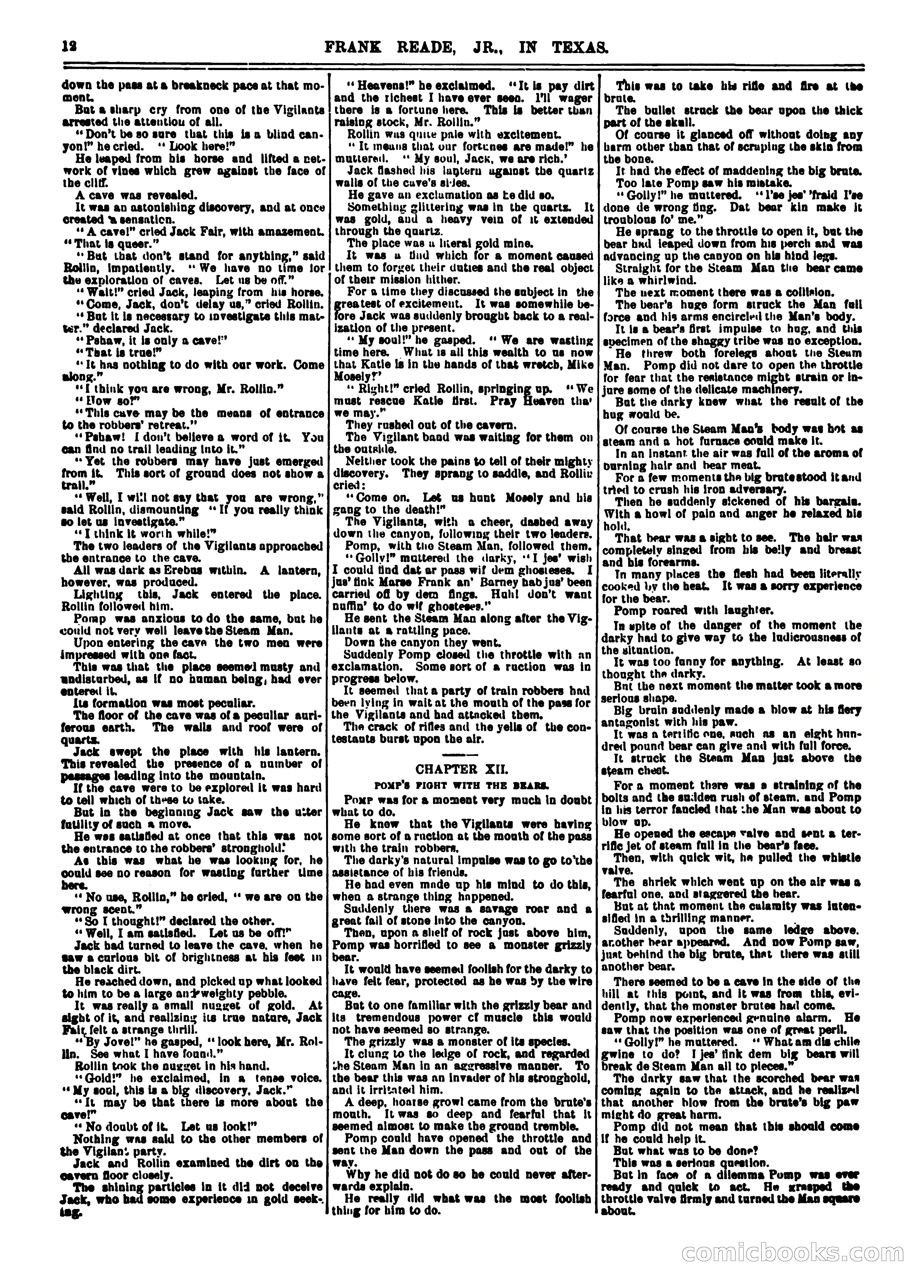 Frank Reade Library, Vol. VIII, No. 191 — page 12 of 16