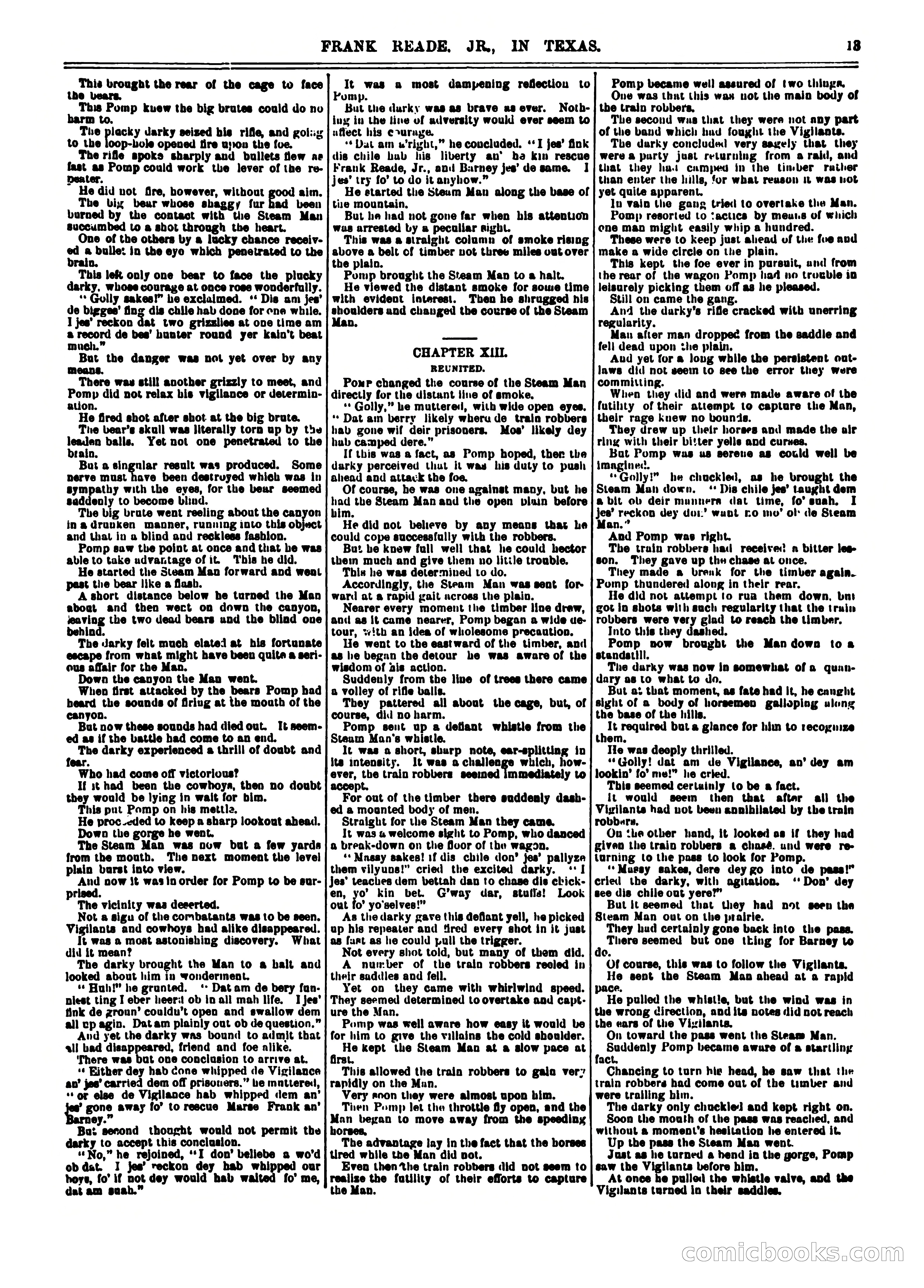 Frank Reade Library, Vol. VIII, No. 191 — page 13 of 16