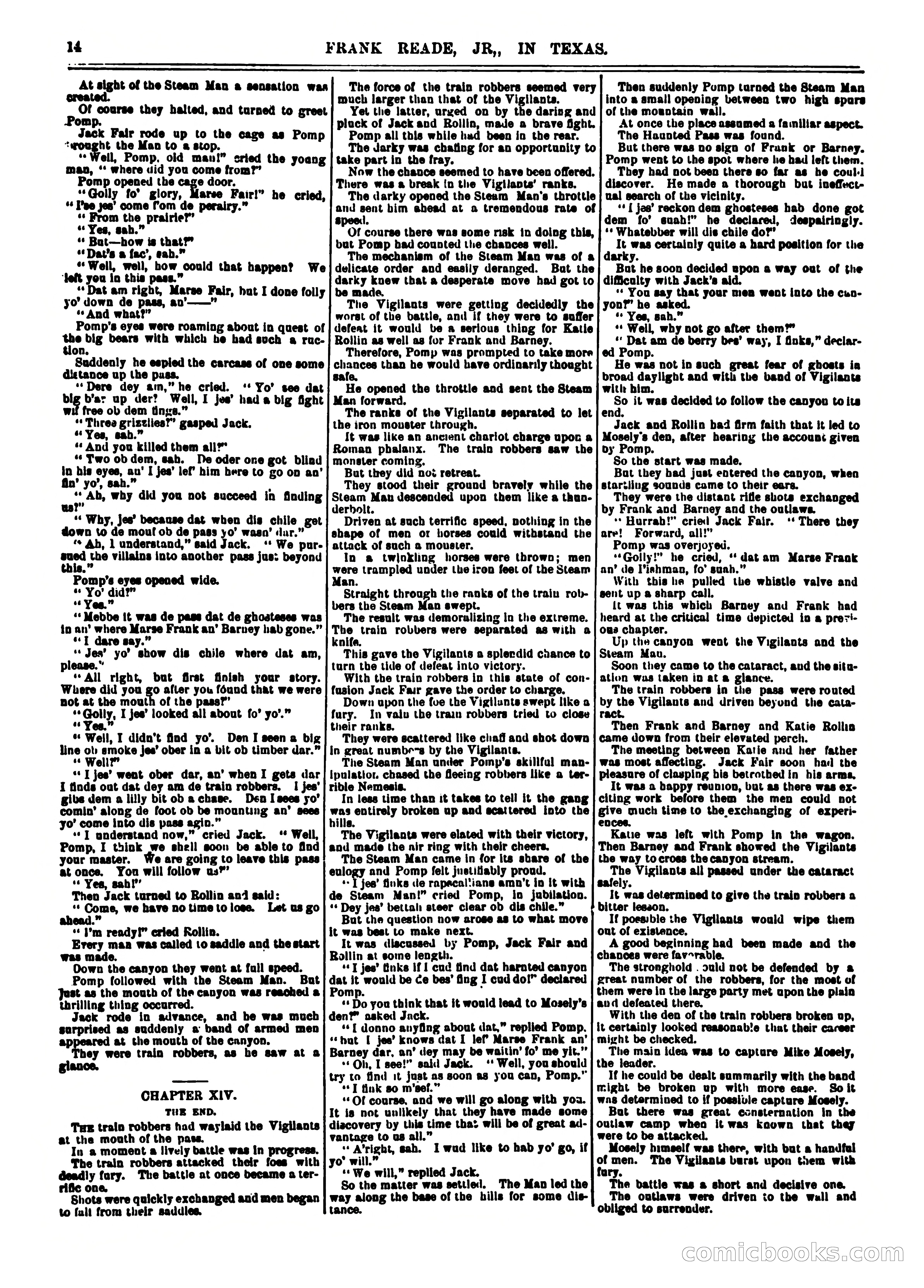 Frank Reade Library, Vol. VIII, No. 191 — page 14 of 16