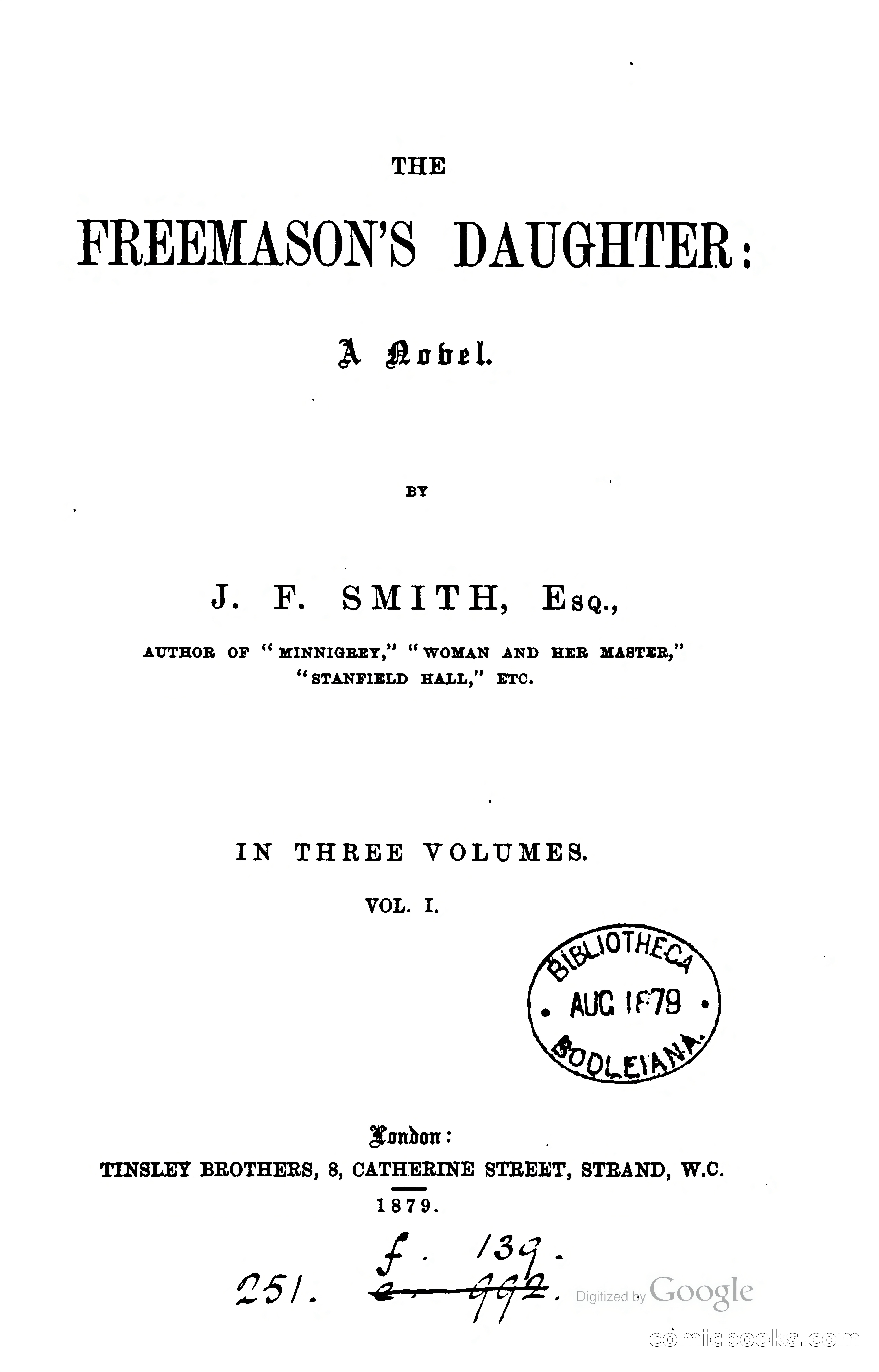 The Freemason's Daughter: A Novel — page 8 of 312