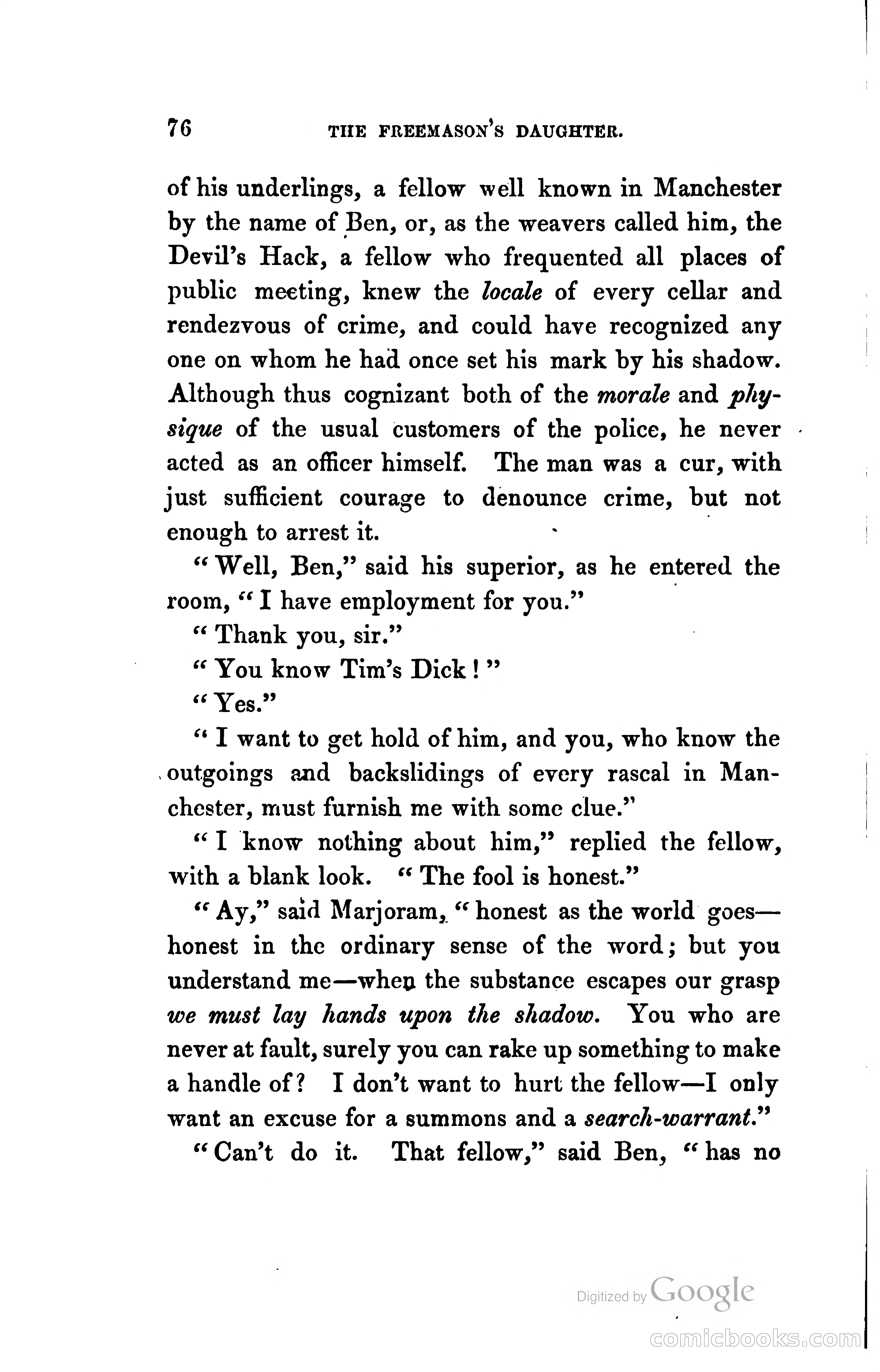 The Freemason's Daughter: A Novel — page 85 of 312