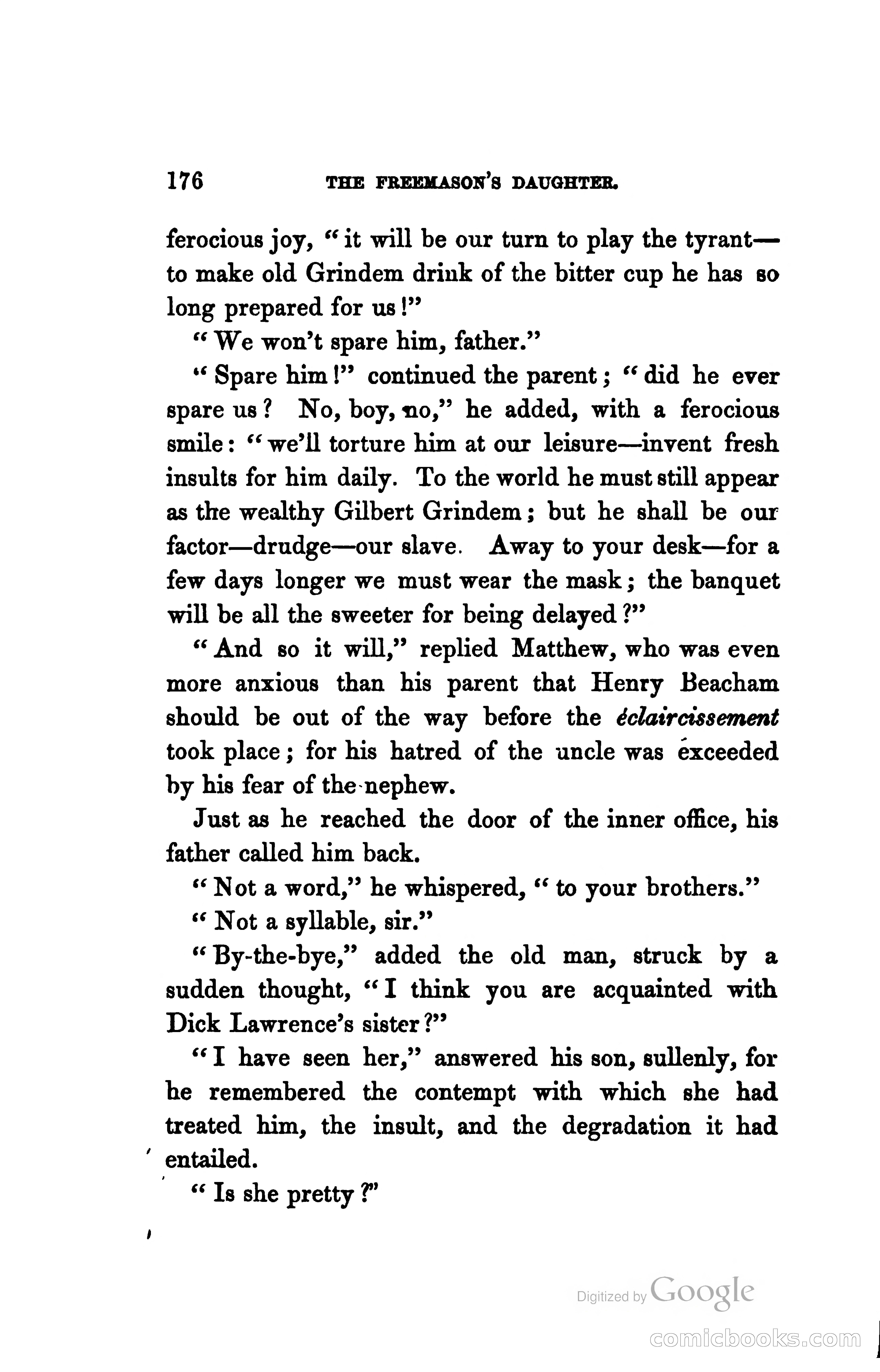 The Freemason's Daughter: A Novel — page 185 of 312