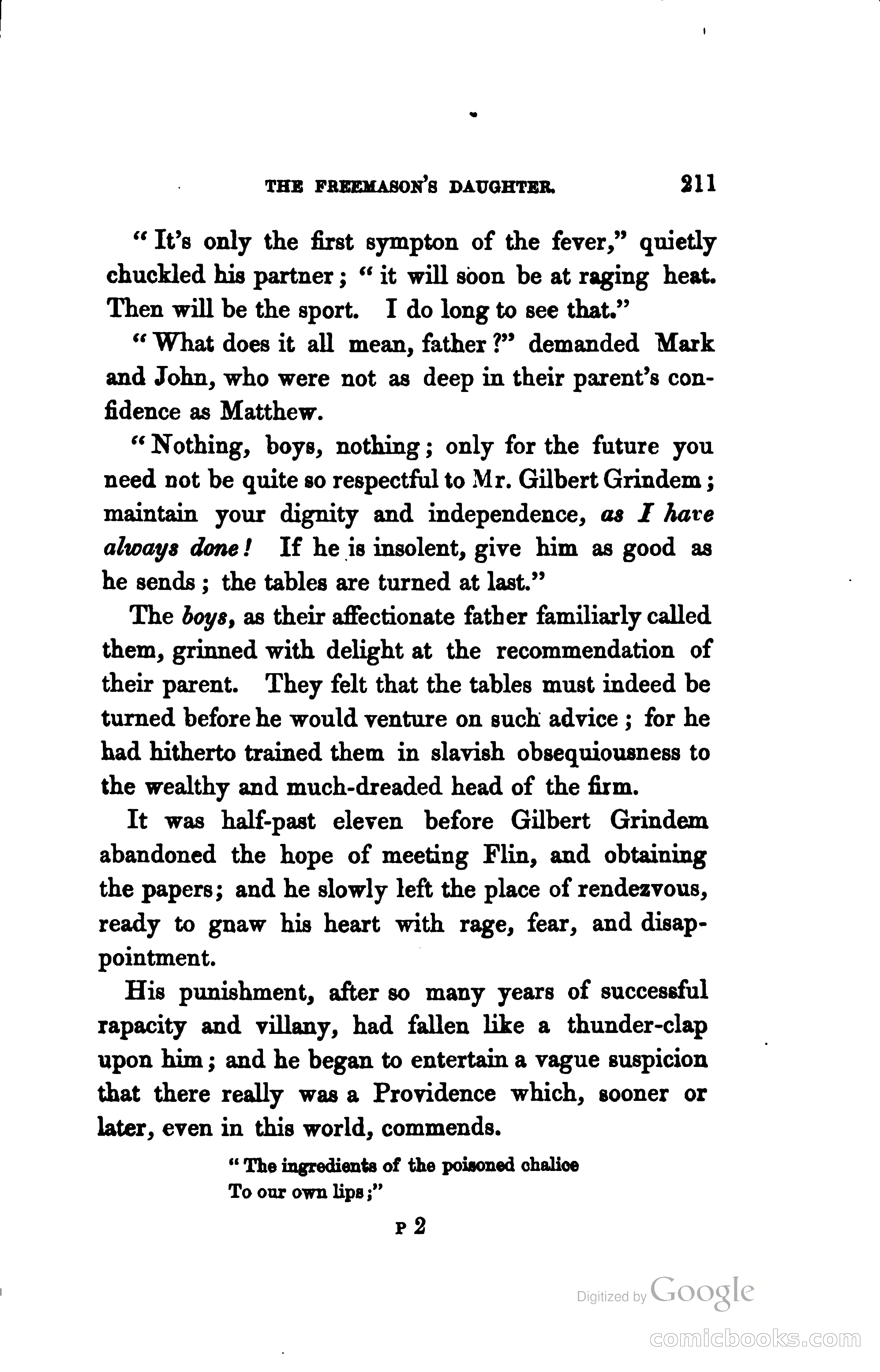 The Freemason's Daughter: A Novel — page 218 of 312