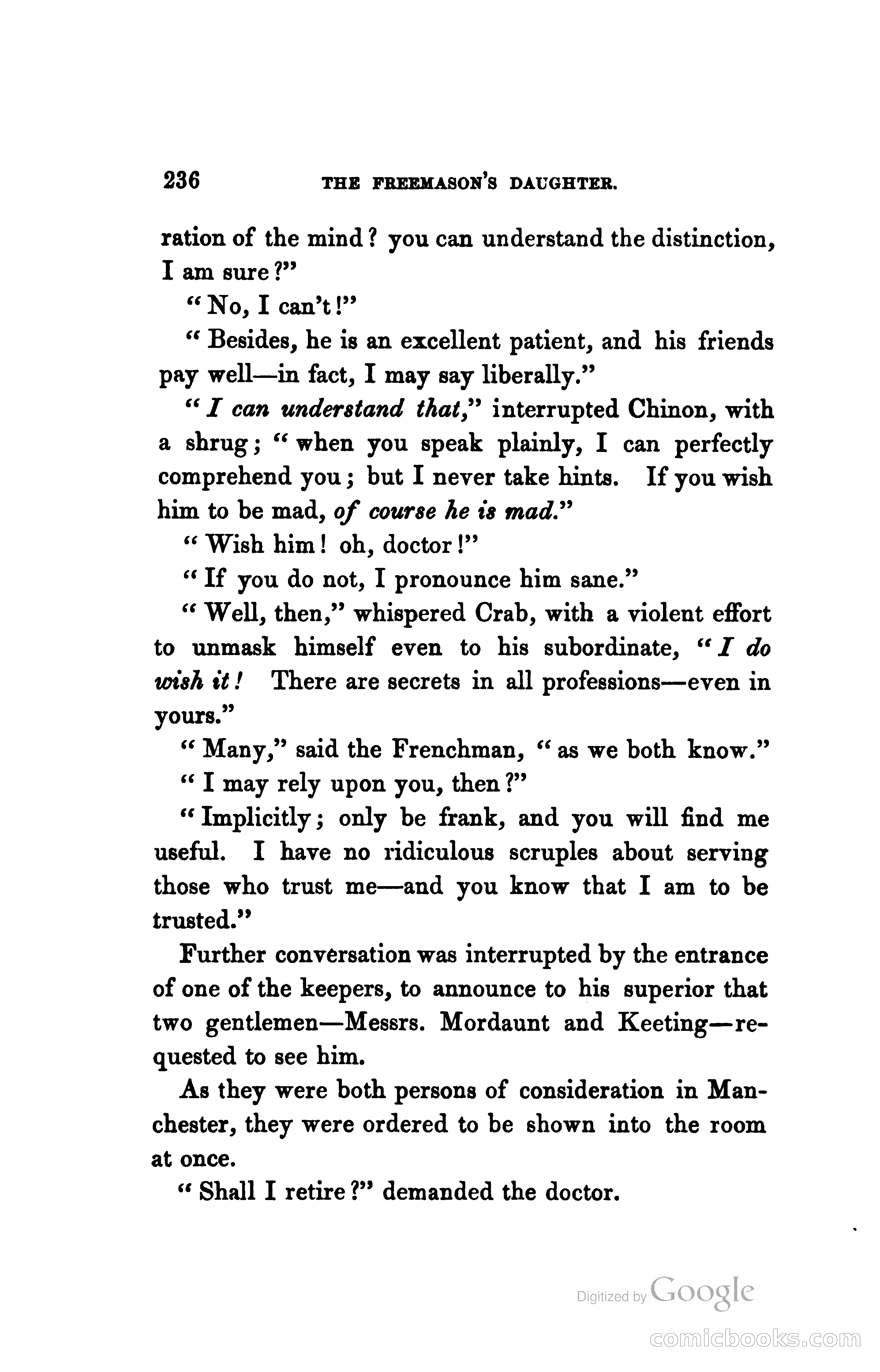 The Freemason's Daughter: A Novel — page 243 of 312