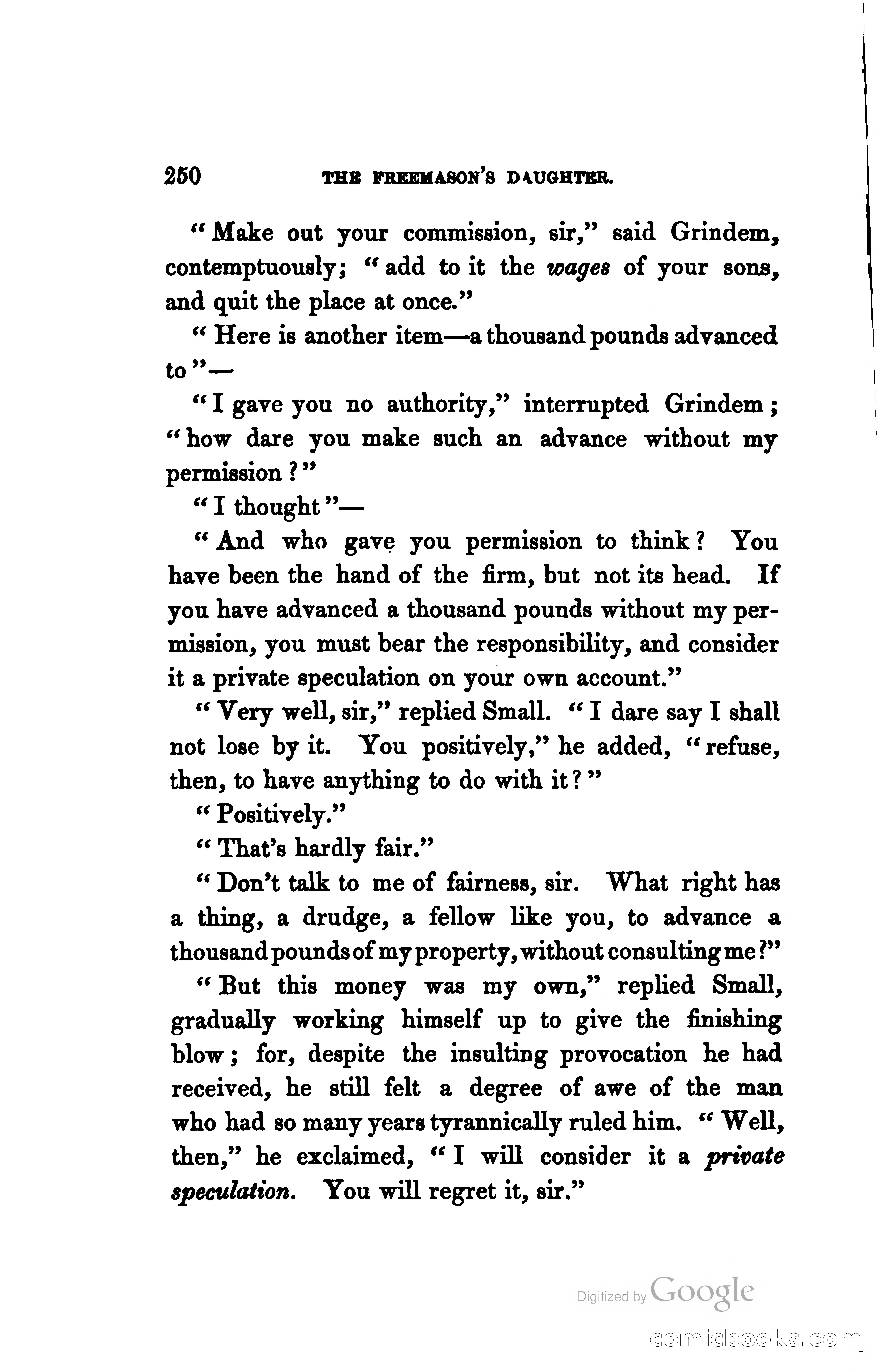 The Freemason's Daughter: A Novel — page 257 of 312