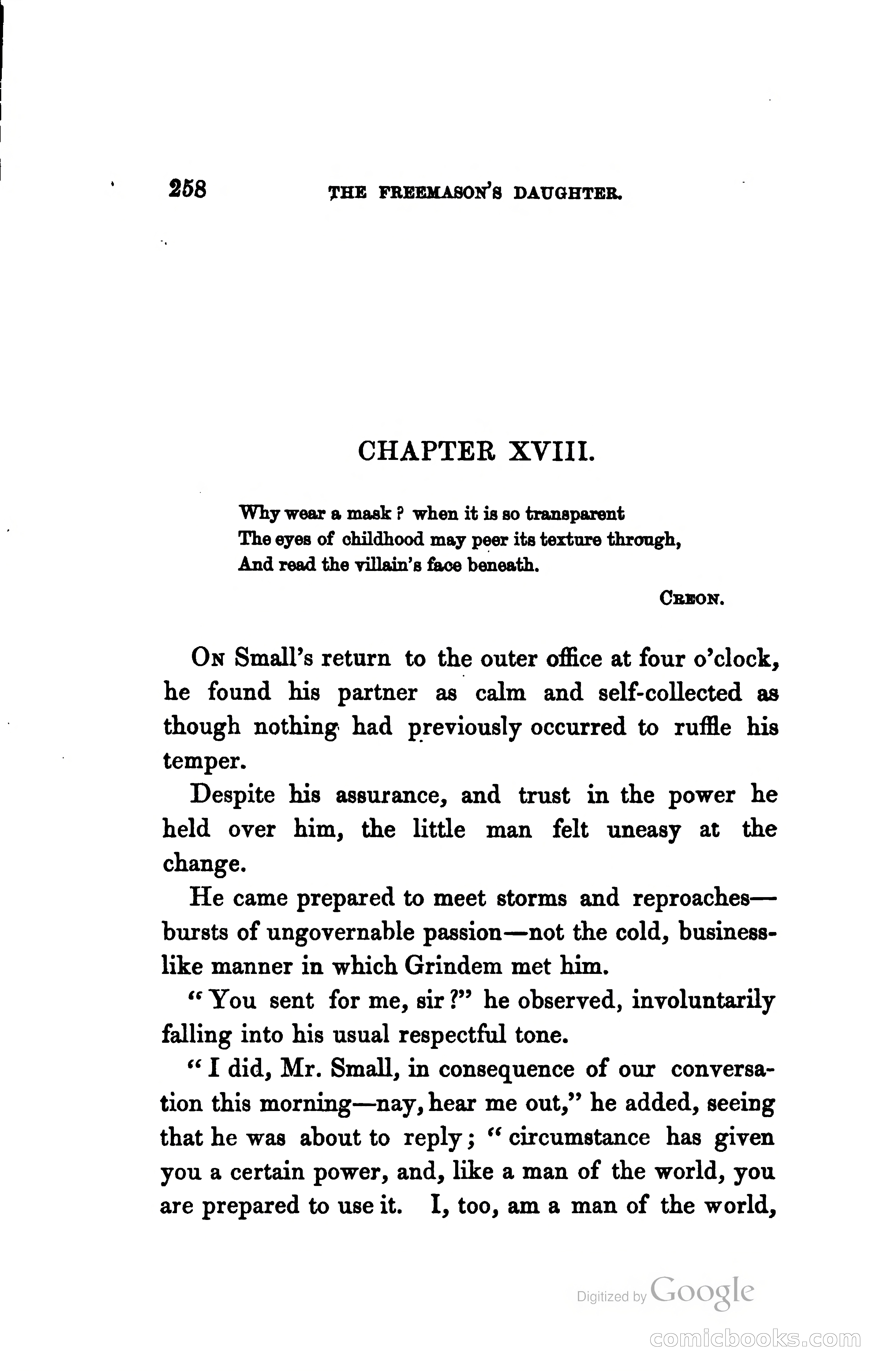 The Freemason's Daughter: A Novel — page 265 of 312