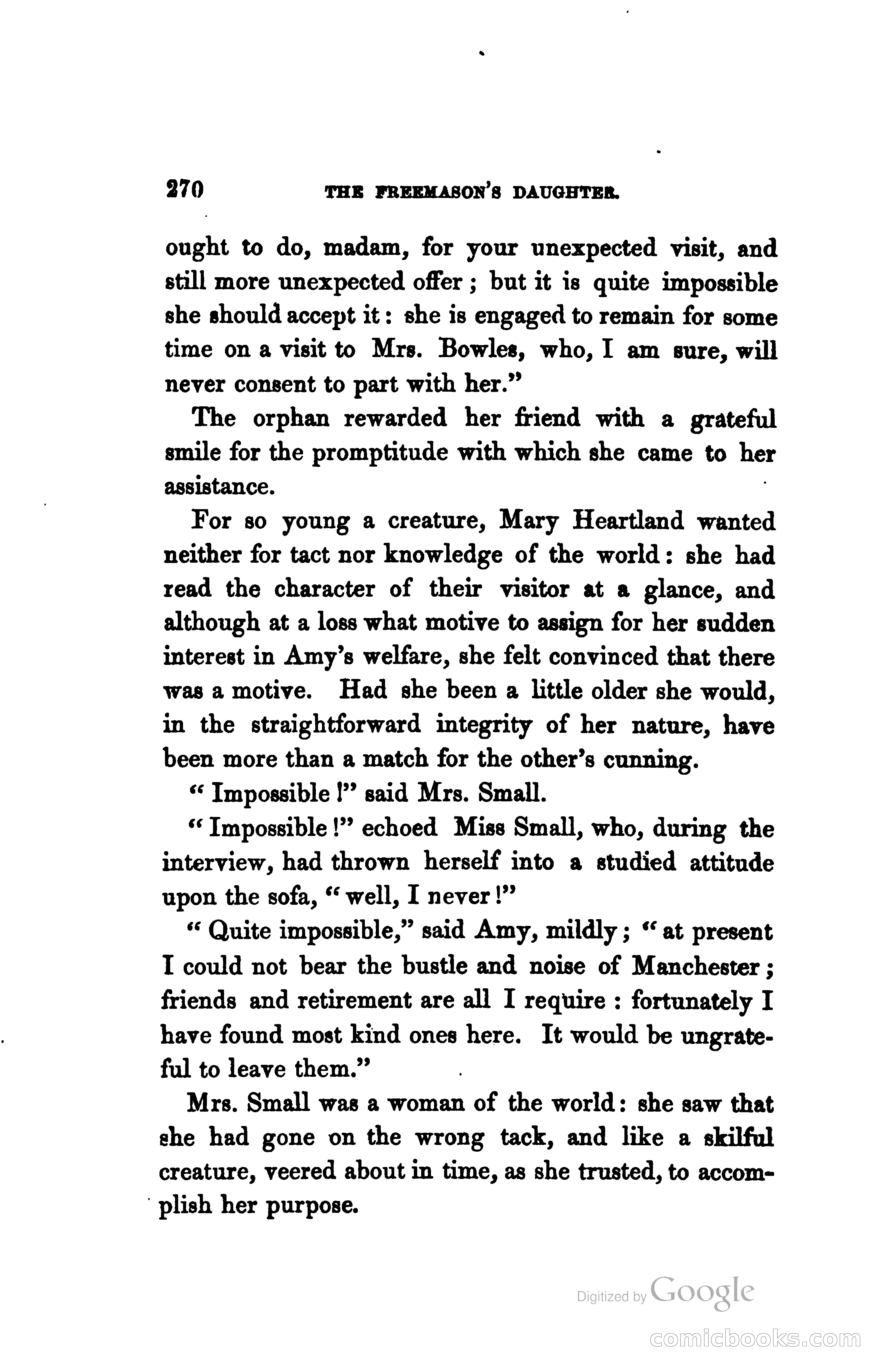 The Freemason's Daughter: A Novel — page 277 of 312