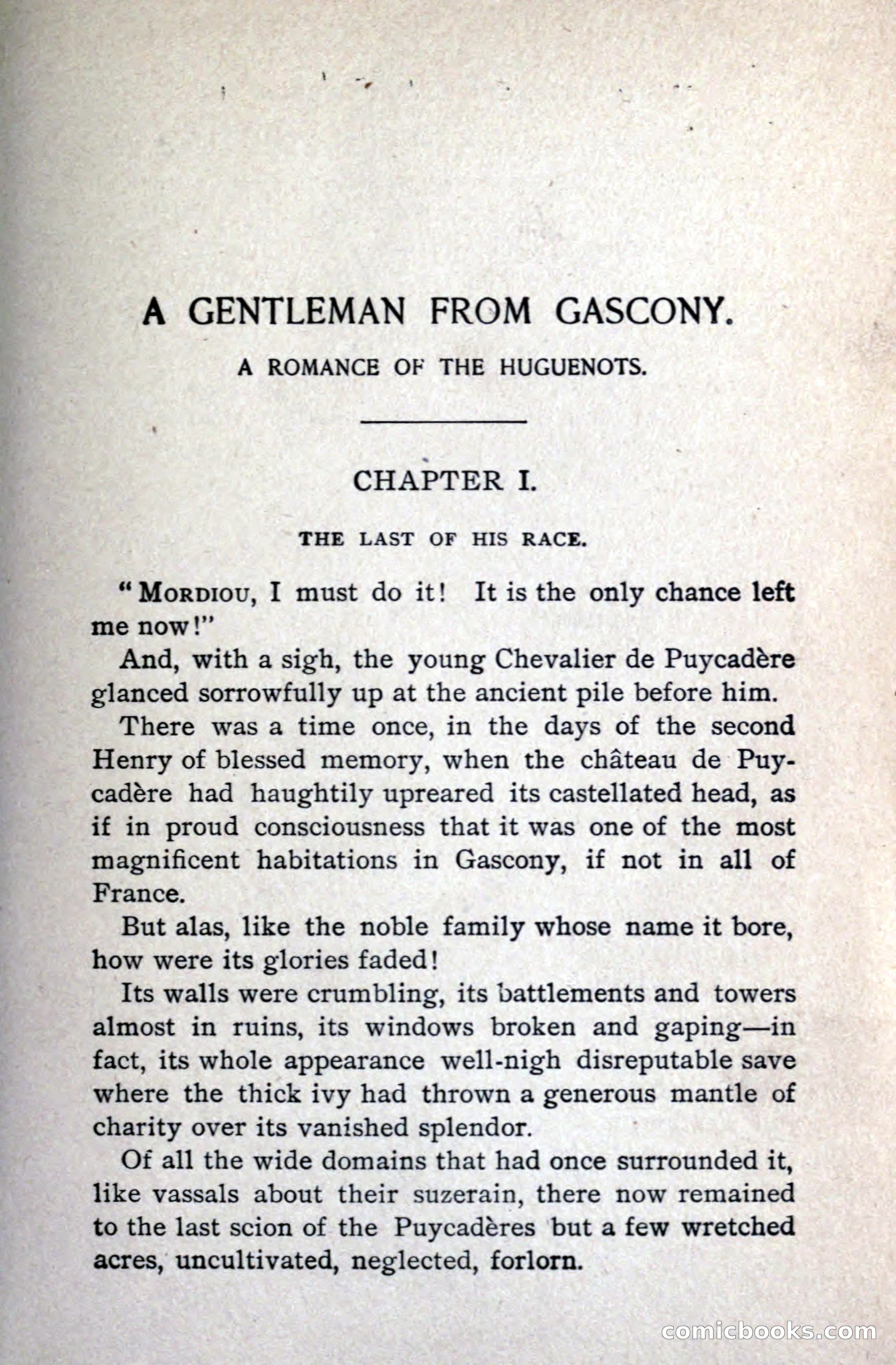A Gentleman from Gascony: A Romance of the Huguenots — page 11 of 313