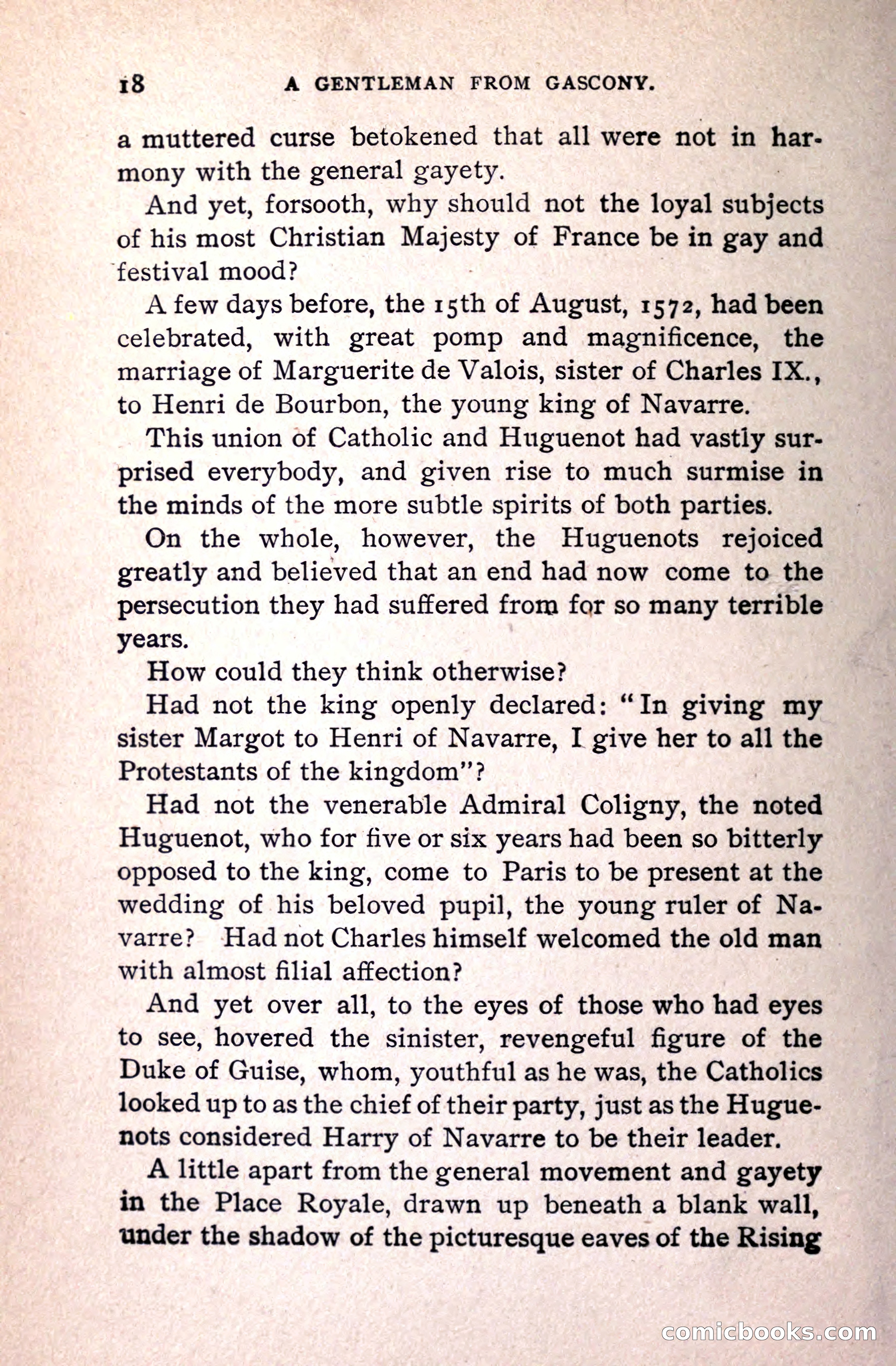 A Gentleman from Gascony: A Romance of the Huguenots — page 22 of 313