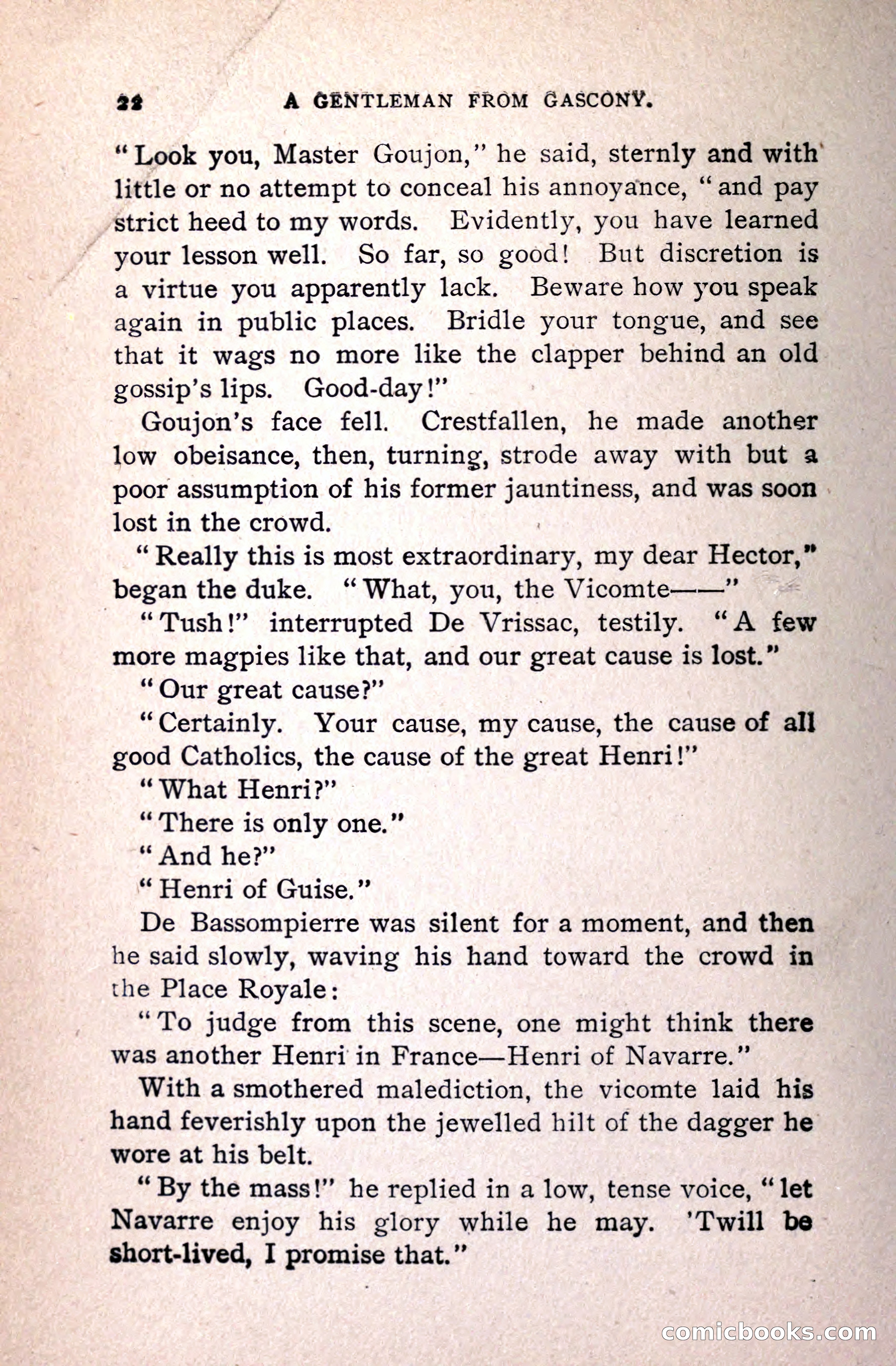 A Gentleman from Gascony: A Romance of the Huguenots — page 26 of 313