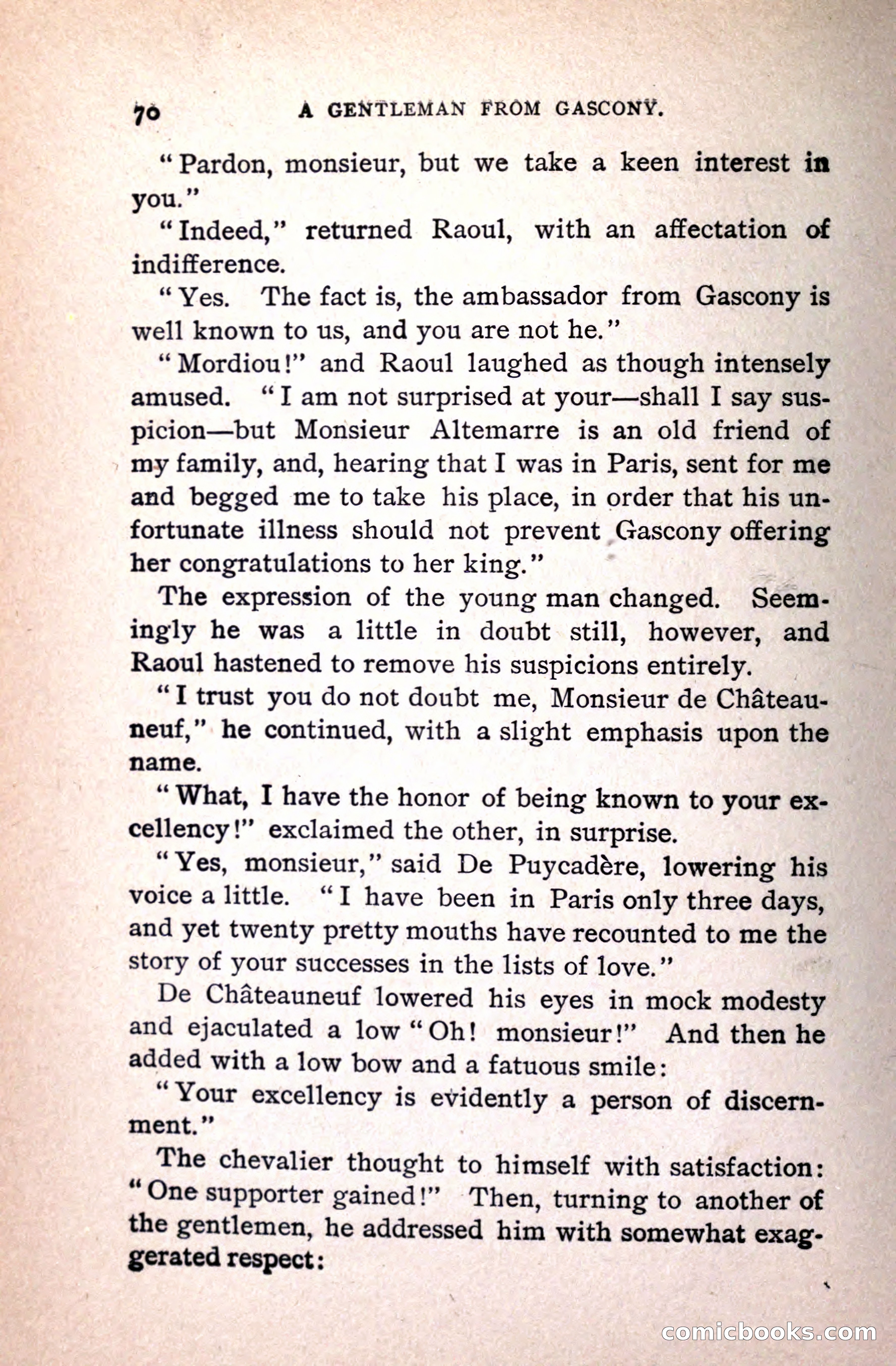 A Gentleman from Gascony: A Romance of the Huguenots — page 74 of 313