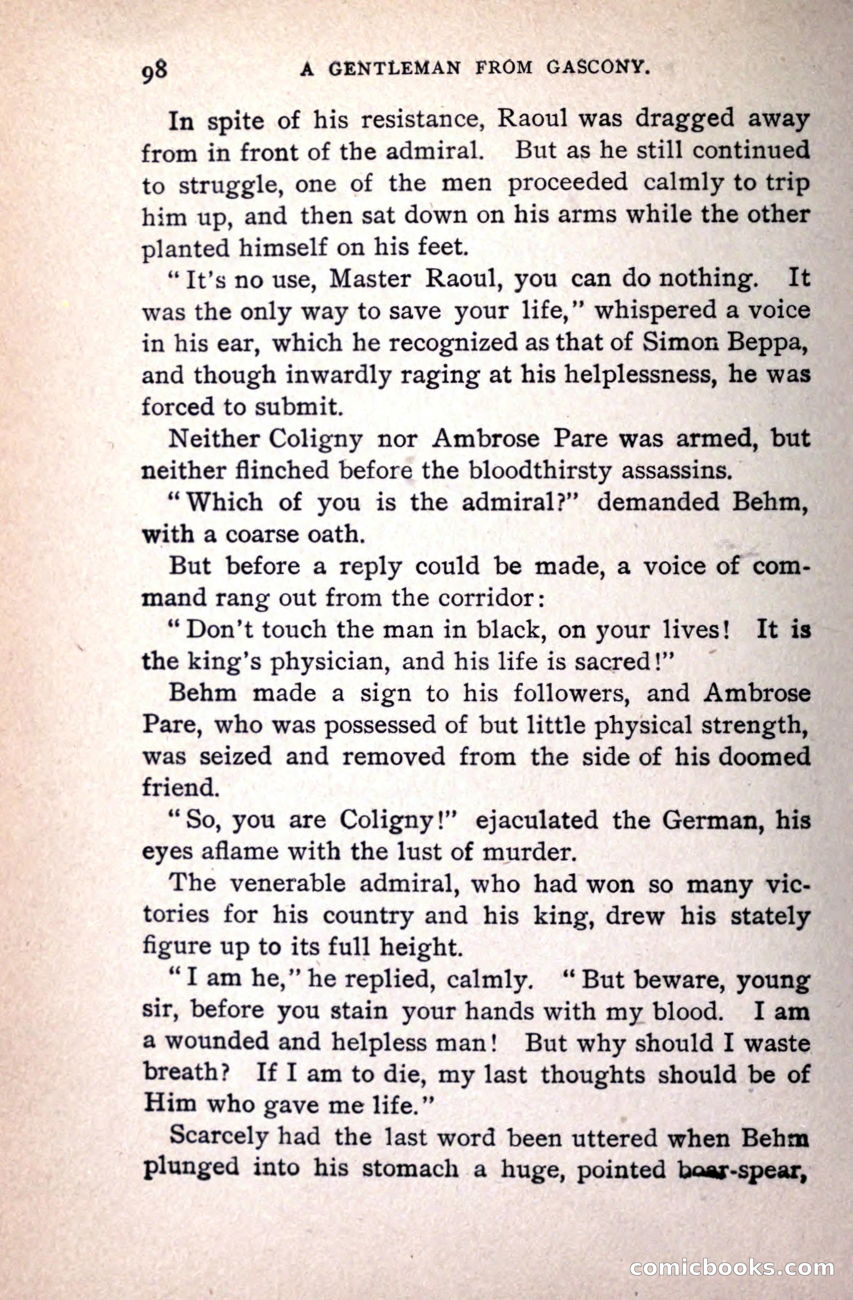 A Gentleman from Gascony: A Romance of the Huguenots — page 102 of 313
