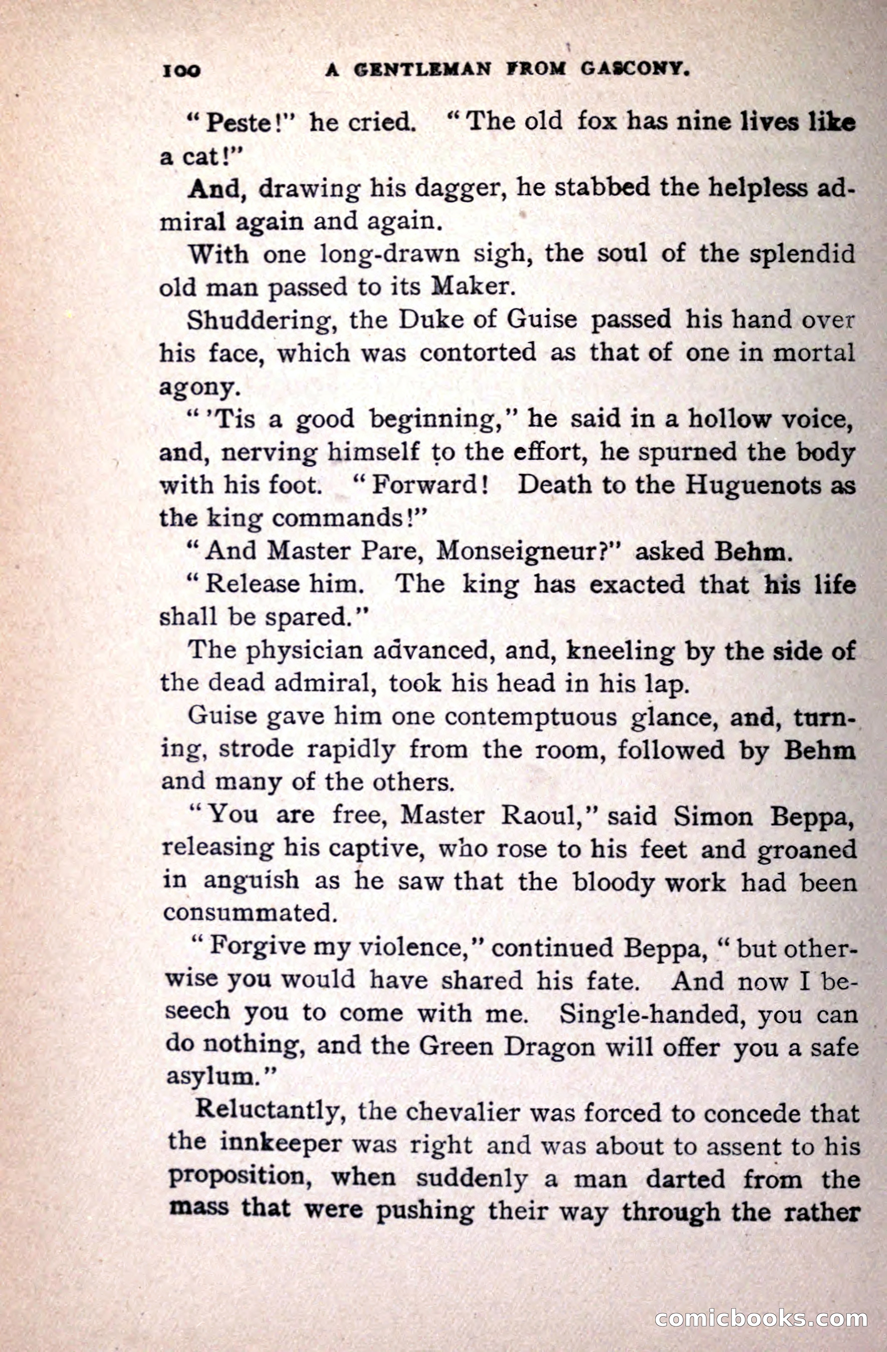 A Gentleman from Gascony: A Romance of the Huguenots — page 104 of 313