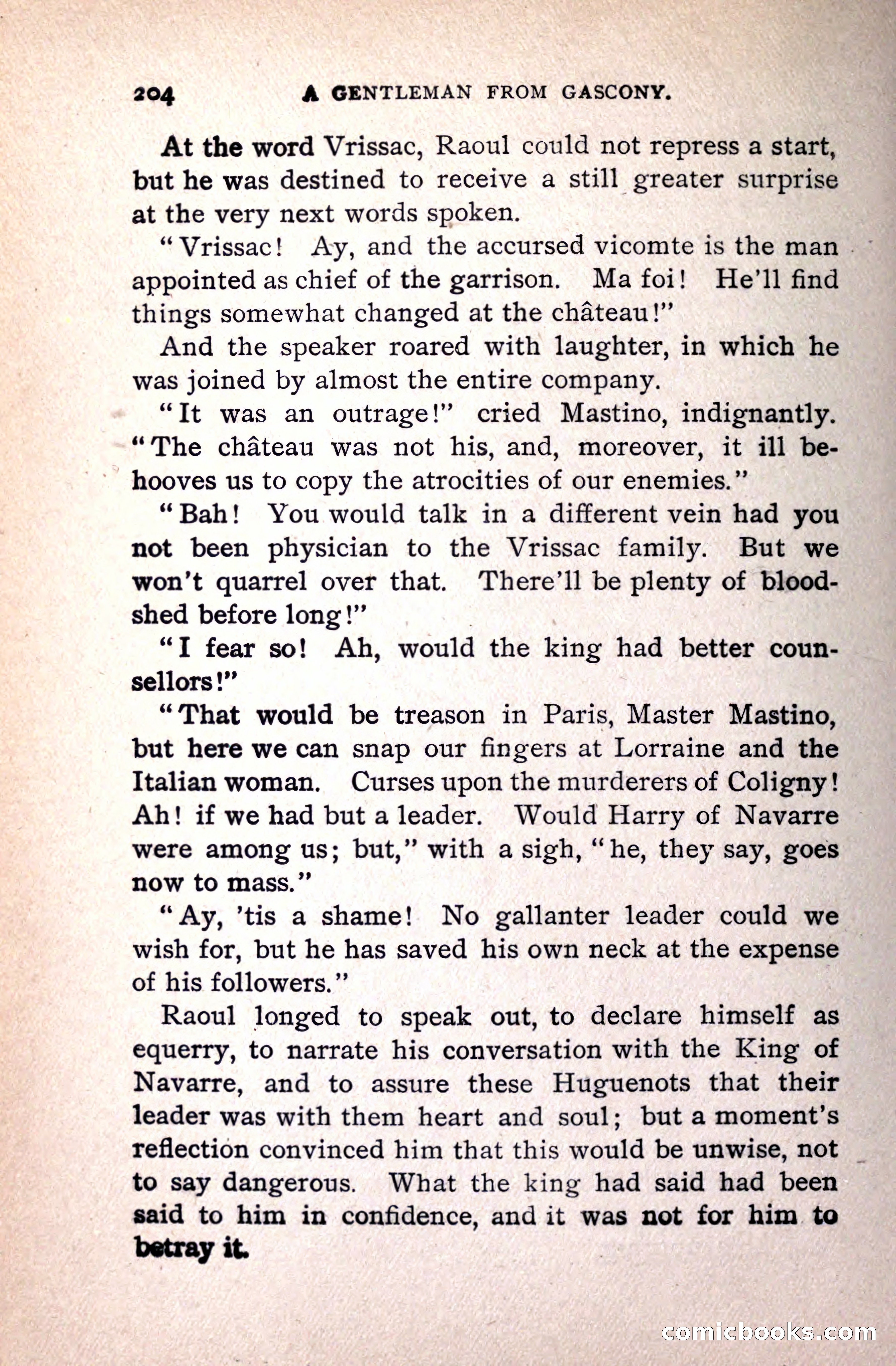 A Gentleman from Gascony: A Romance of the Huguenots — page 208 of 313