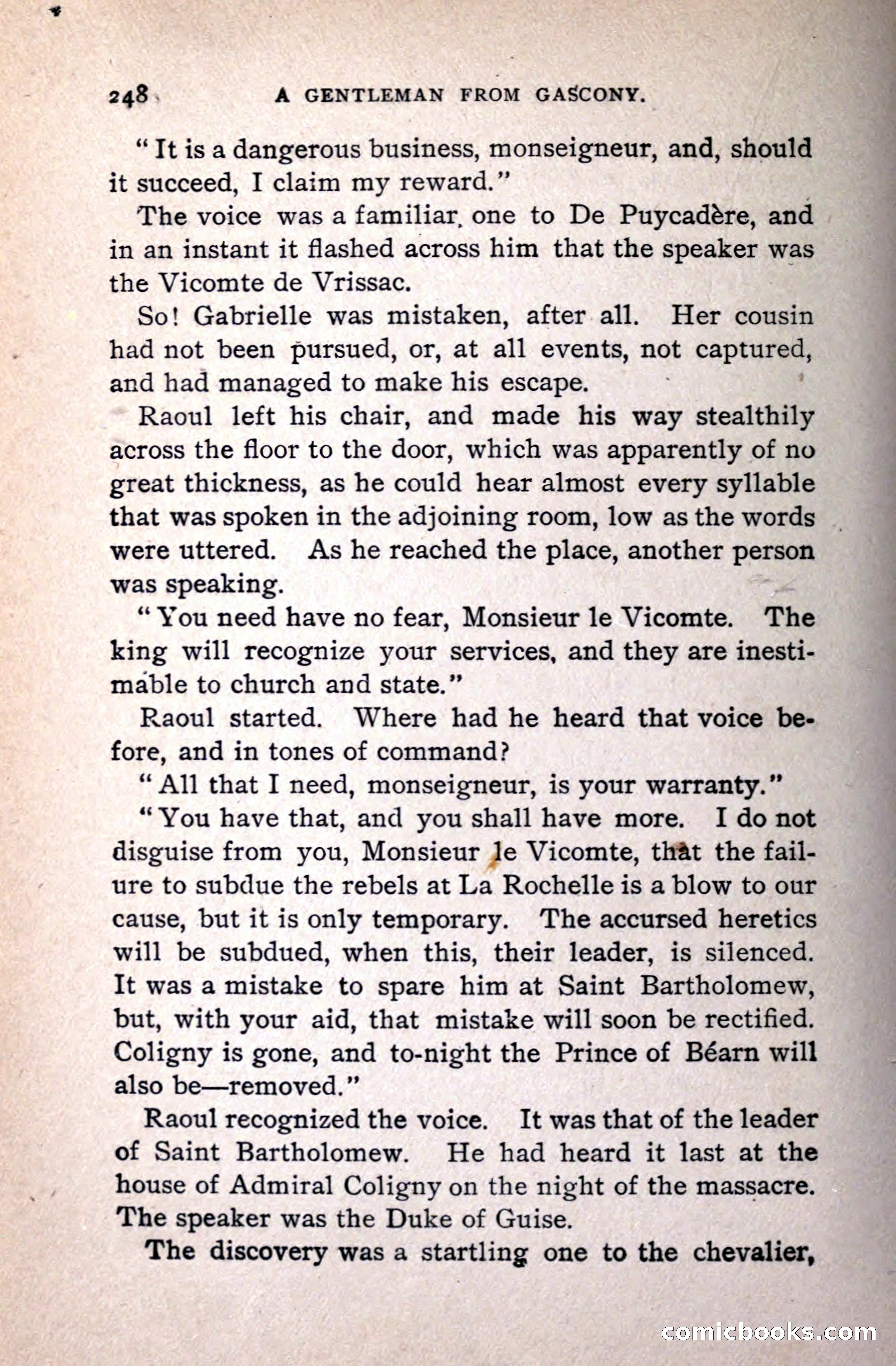A Gentleman from Gascony: A Romance of the Huguenots — page 252 of 313