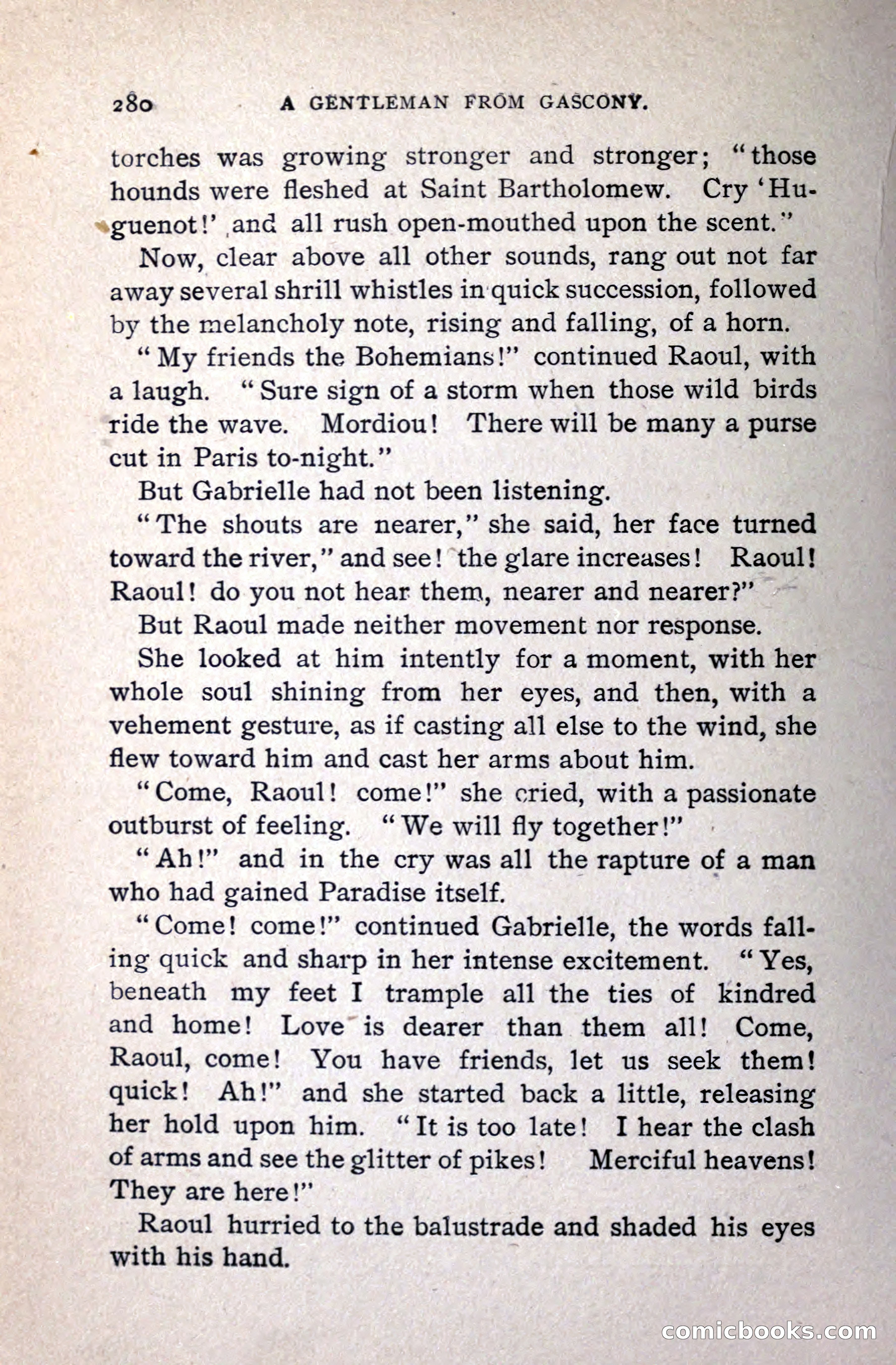 A Gentleman from Gascony: A Romance of the Huguenots — page 284 of 313