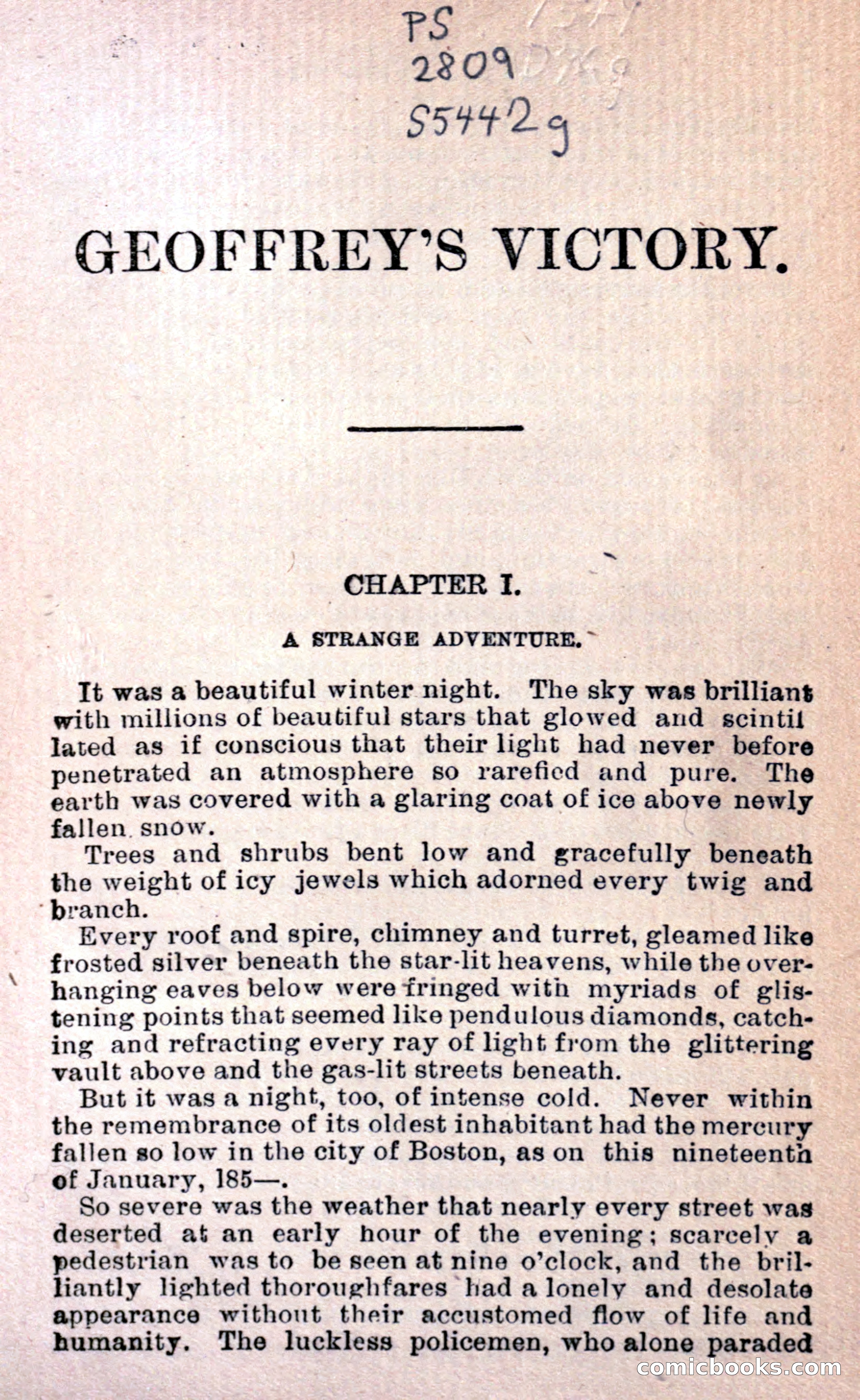 Geoffrey's Victory by Mrs Georgie Sheldon — page 9 of 324