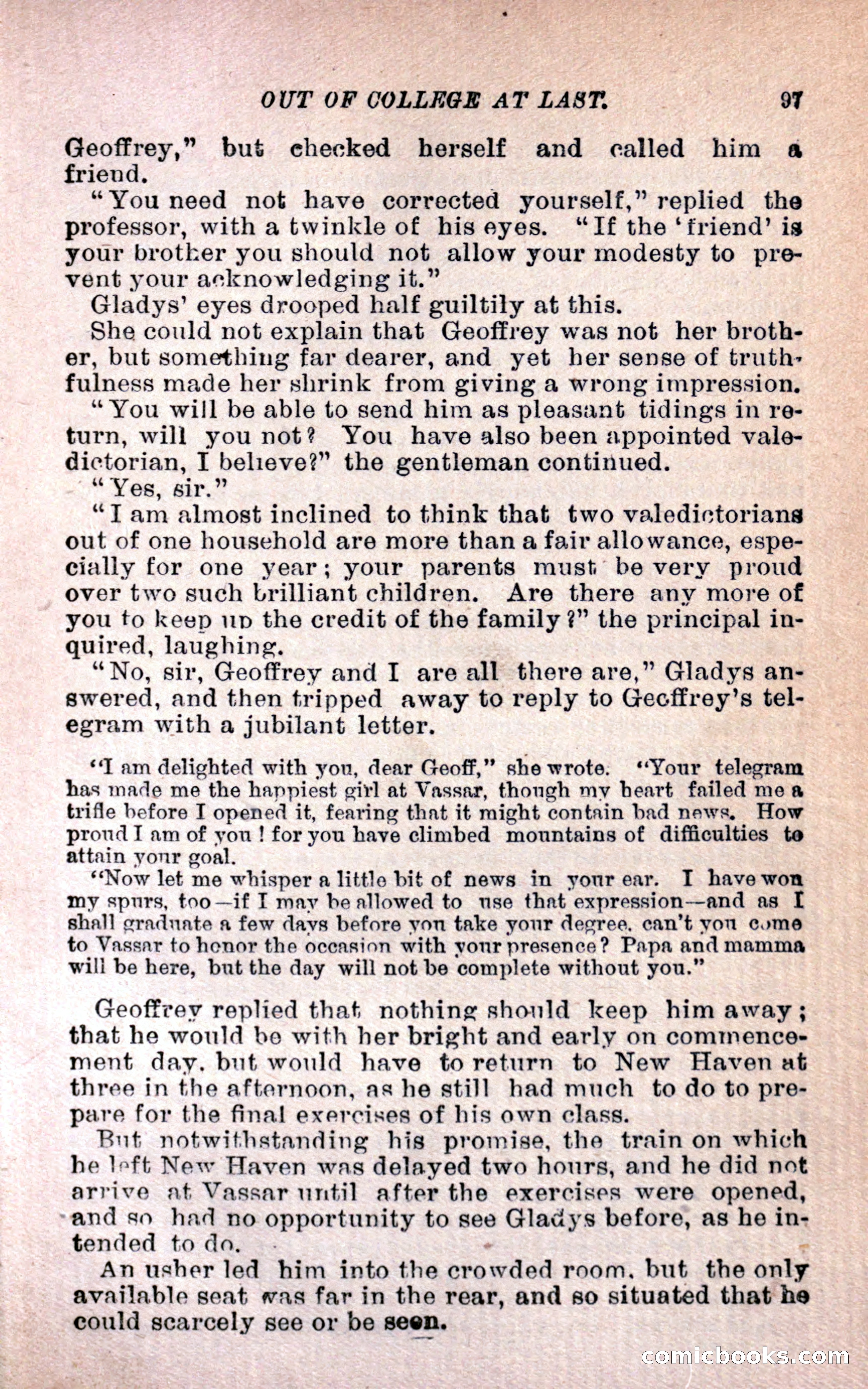 Geoffrey's Victory by Mrs Georgie Sheldon — page 101 of 324