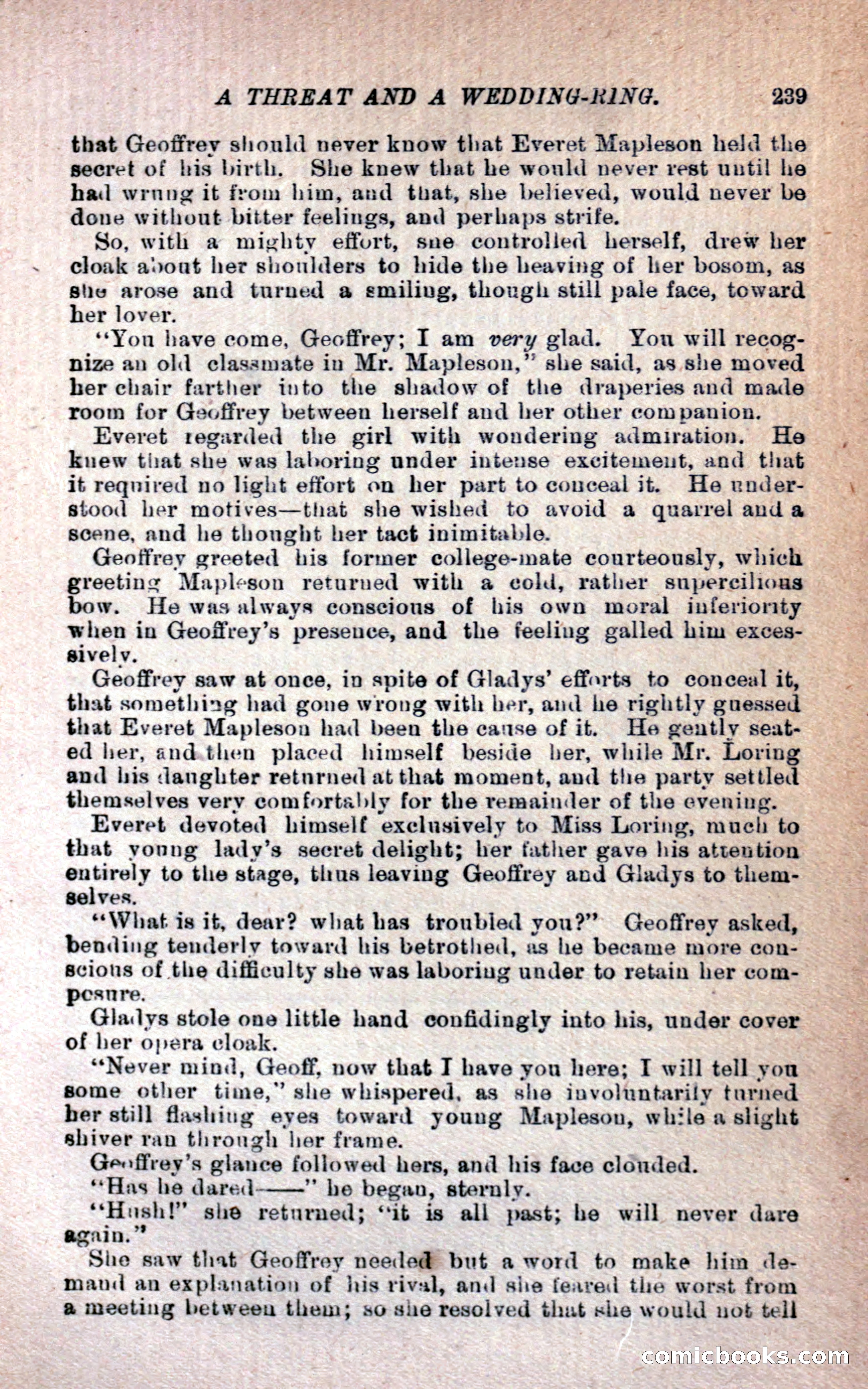 Geoffrey's Victory by Mrs Georgie Sheldon — page 243 of 324
